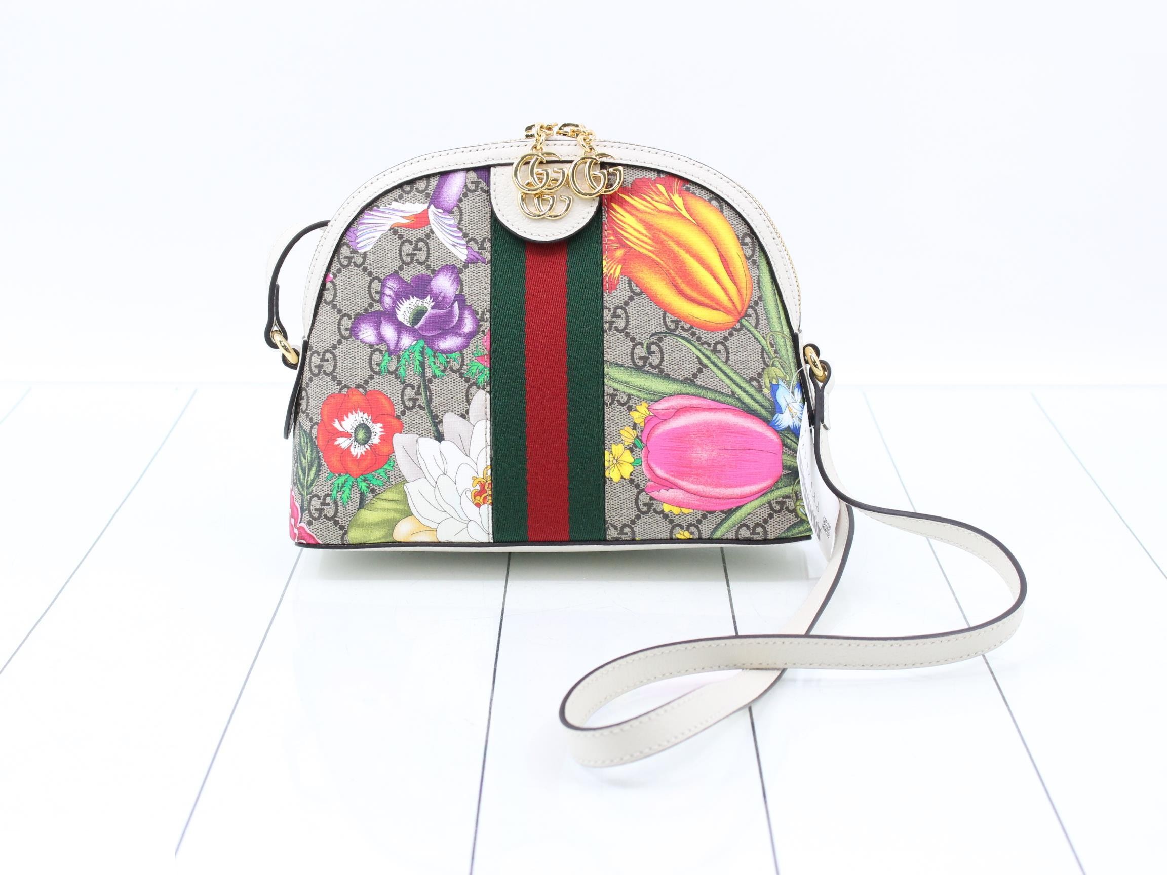Ophidia GG Flora Shoulder Bag