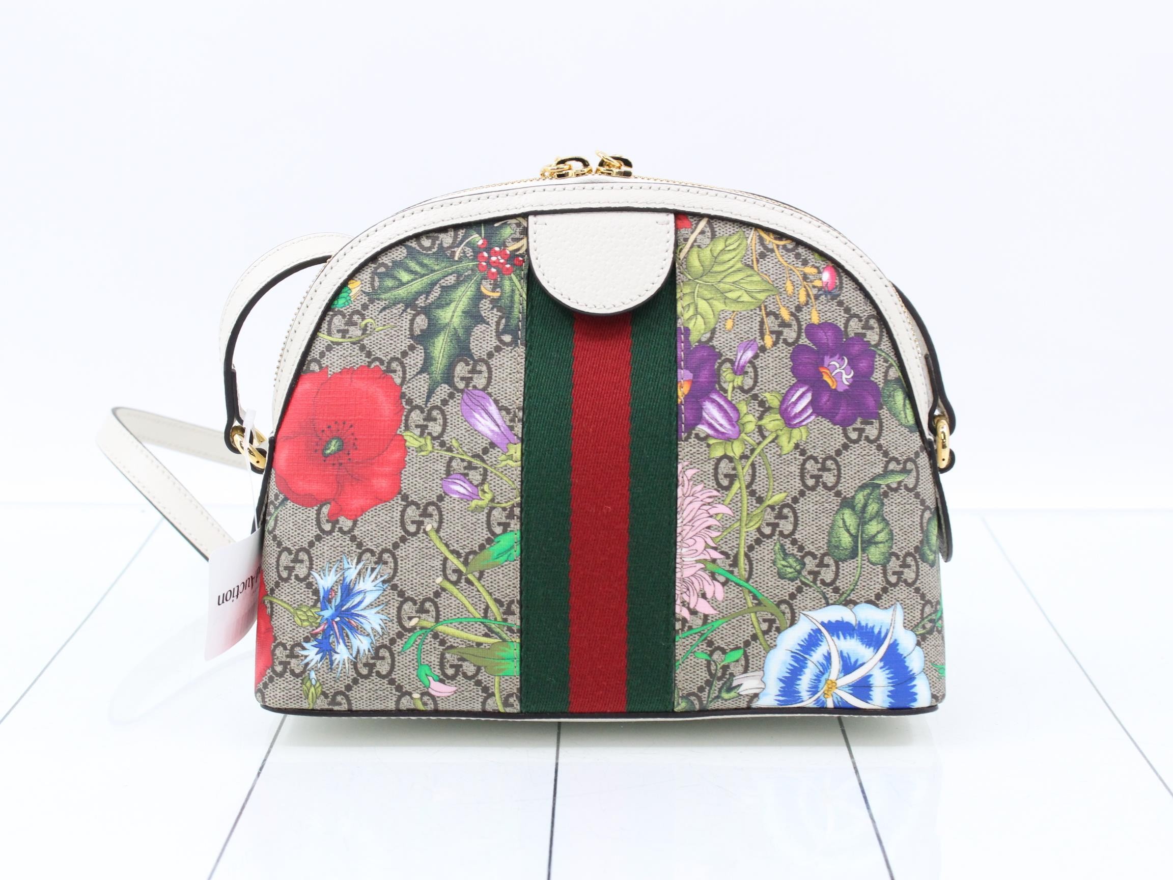 Ophidia GG Flora Shoulder Bag — view 2