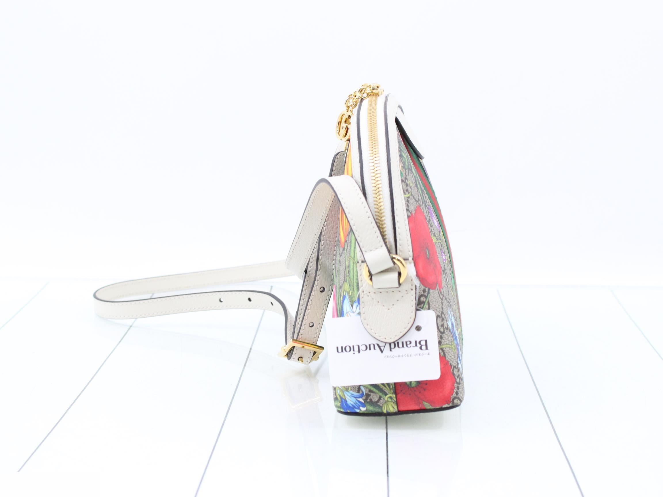Ophidia GG Flora Shoulder Bag — view 3