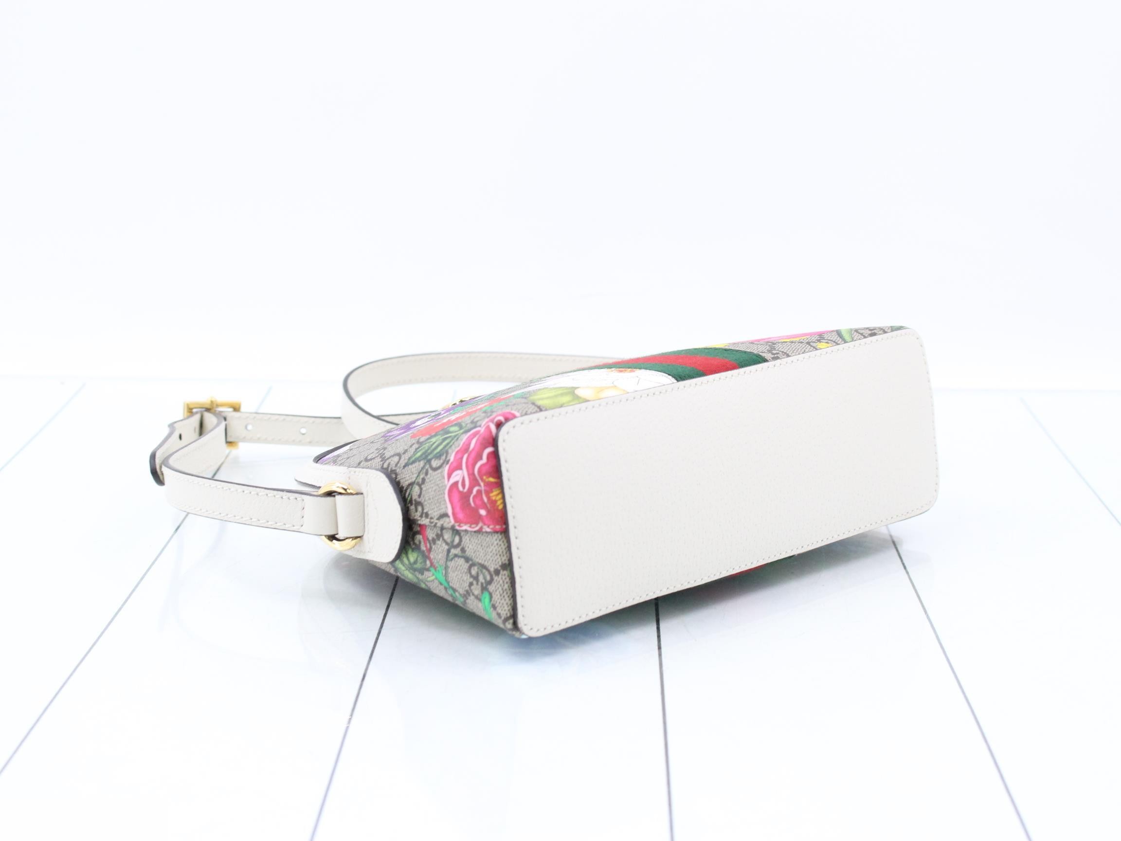 Ophidia GG Flora Shoulder Bag — view 5