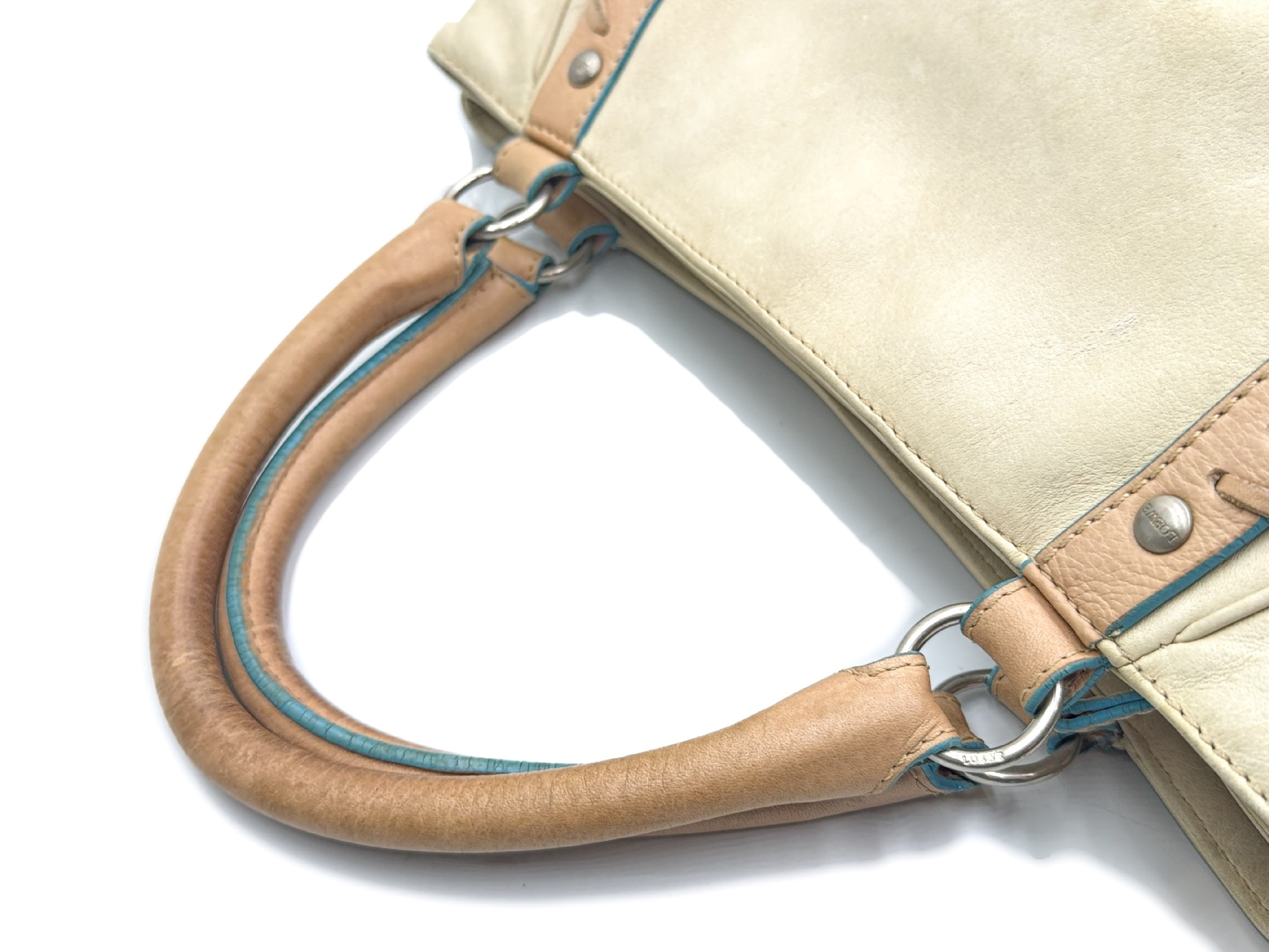 Anagram Fringe Leather Handbag — view 3
