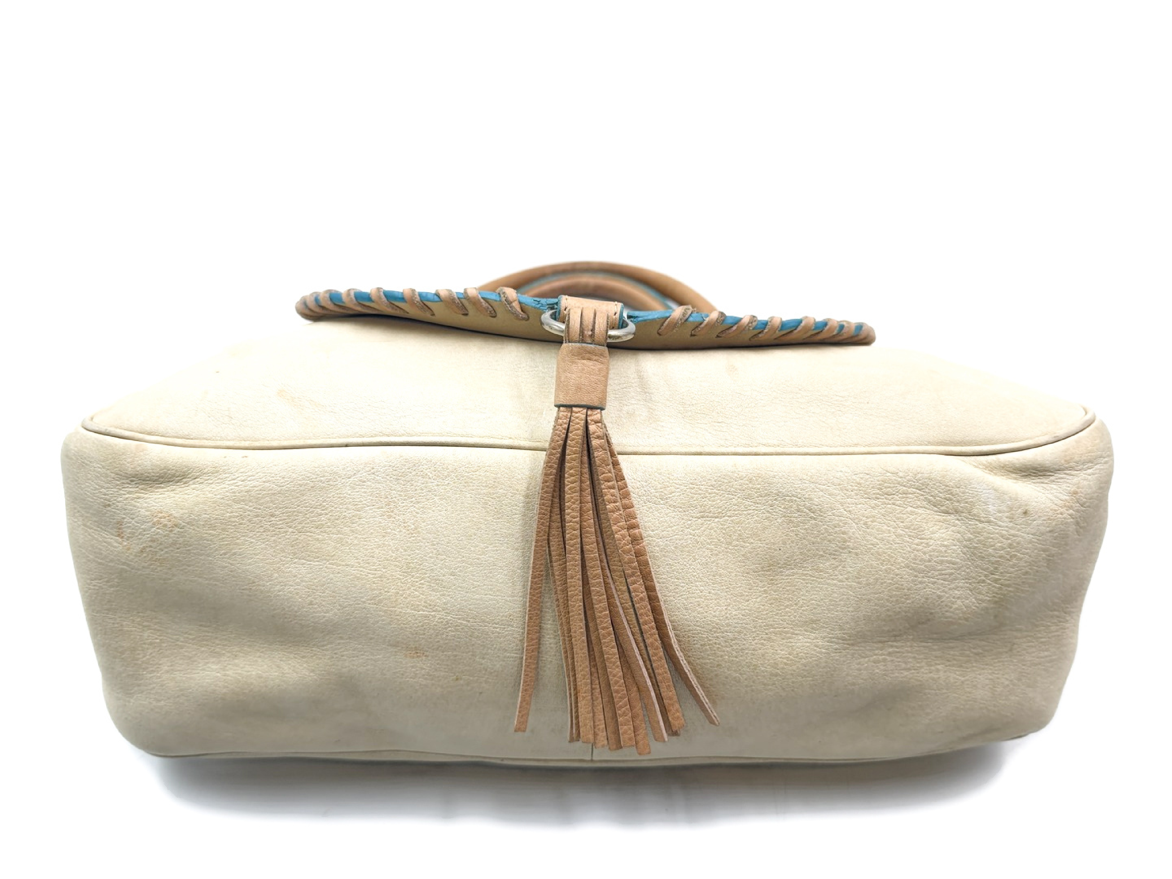 Anagram Fringe Leather Handbag — view 4
