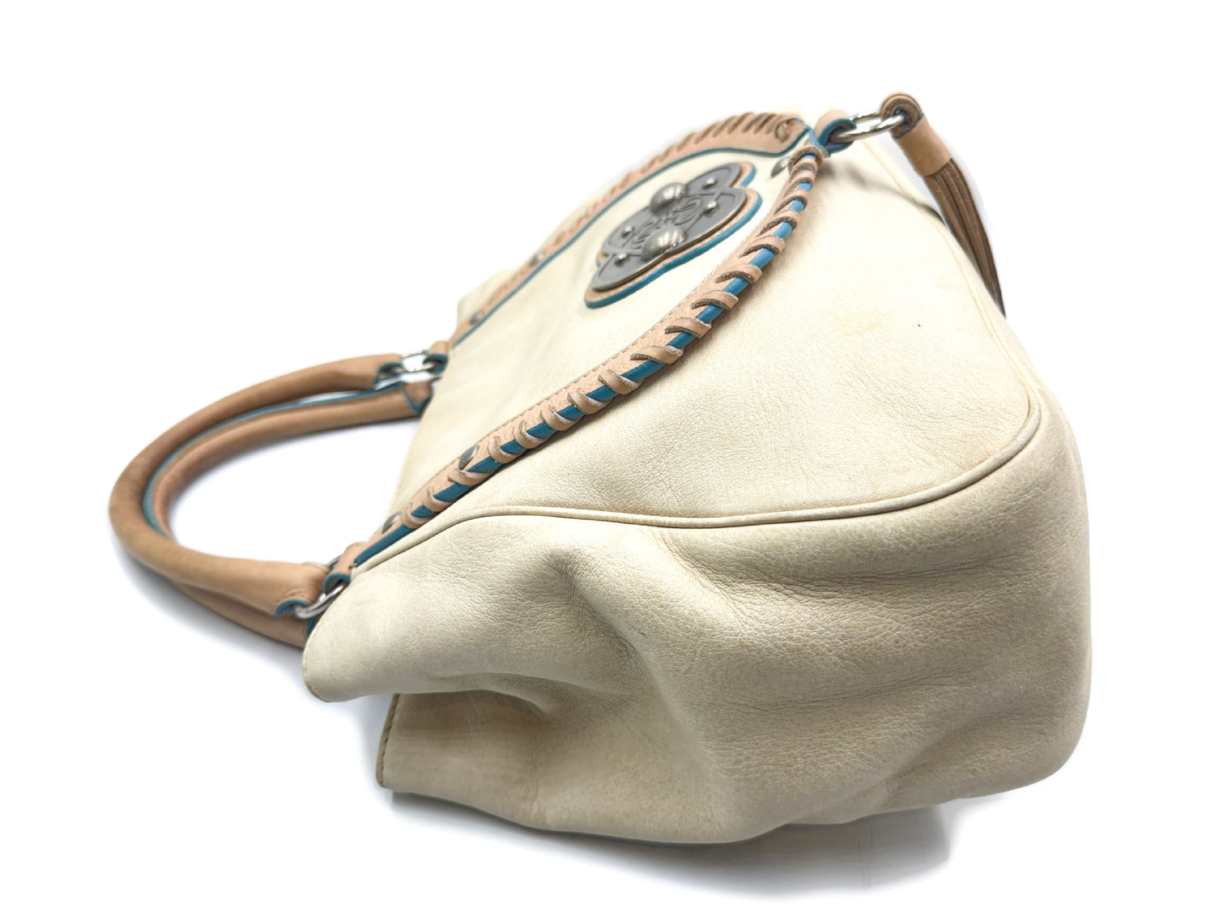 Anagram Fringe Leather Handbag — view 5