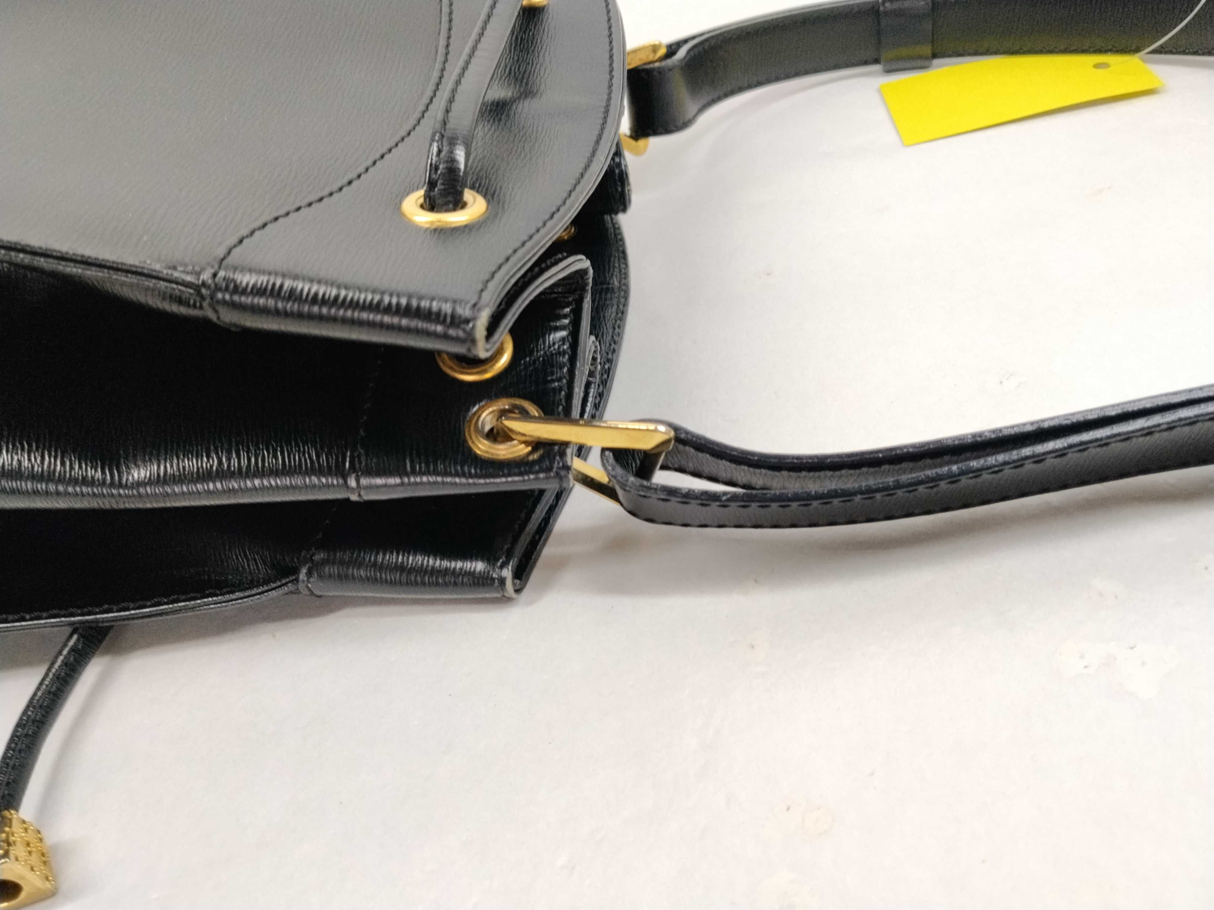 Leather Drawstring Bag Shoulder Bag — view 7