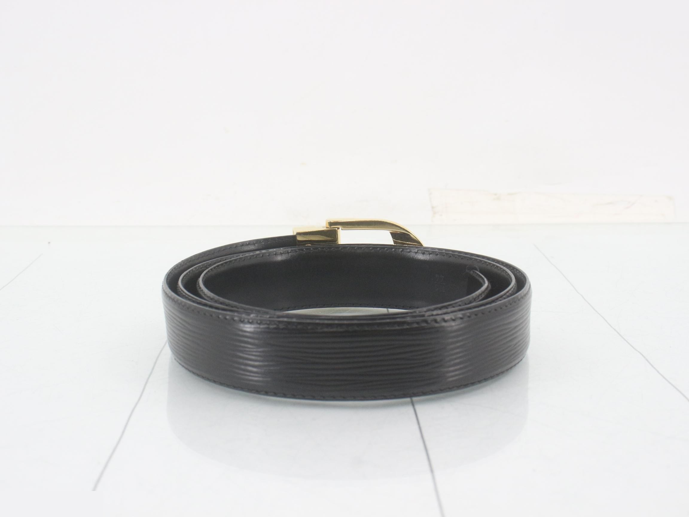 Epi Ceinture Classique Noir Belt — view 2