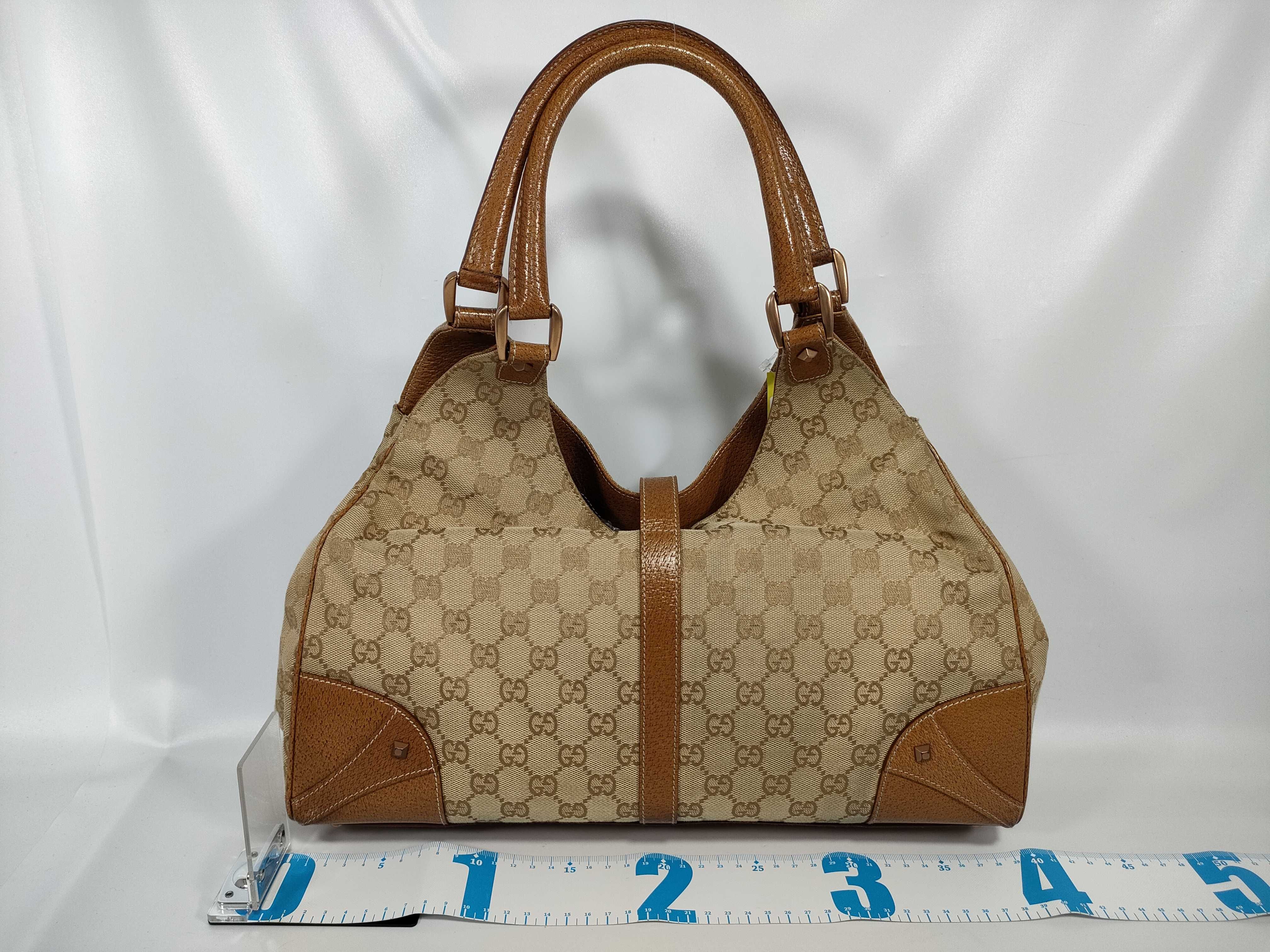 GG Canvas Leather New Jackie 124404 Handbag — view 2