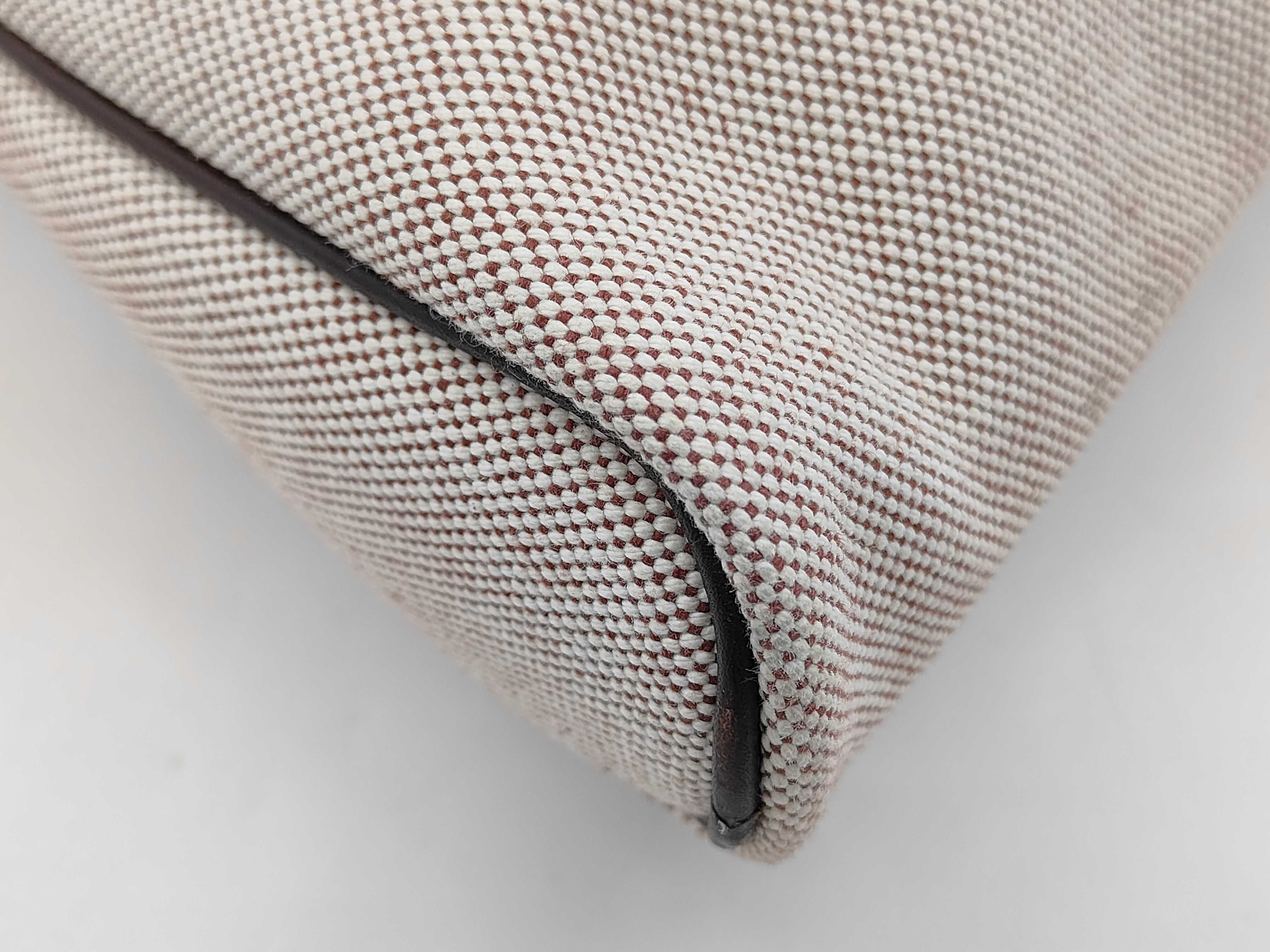 Sac Ybou MM Toile H x Veau Swift Brown x Beige Silver Hardware J: 2006 Tote Bag — view 8