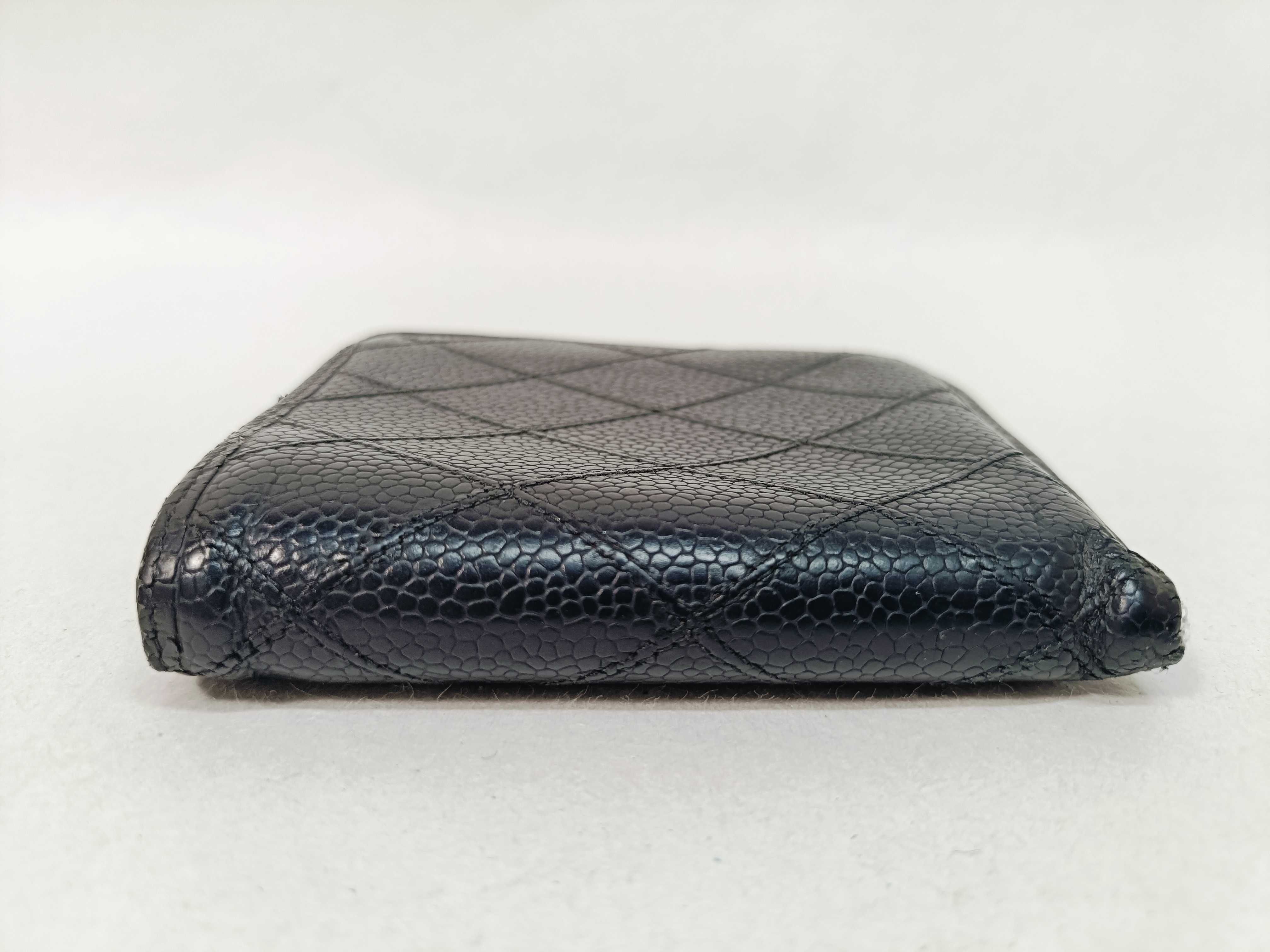 Caviar Skin Matelassé Bi-fold Wallet — view 3
