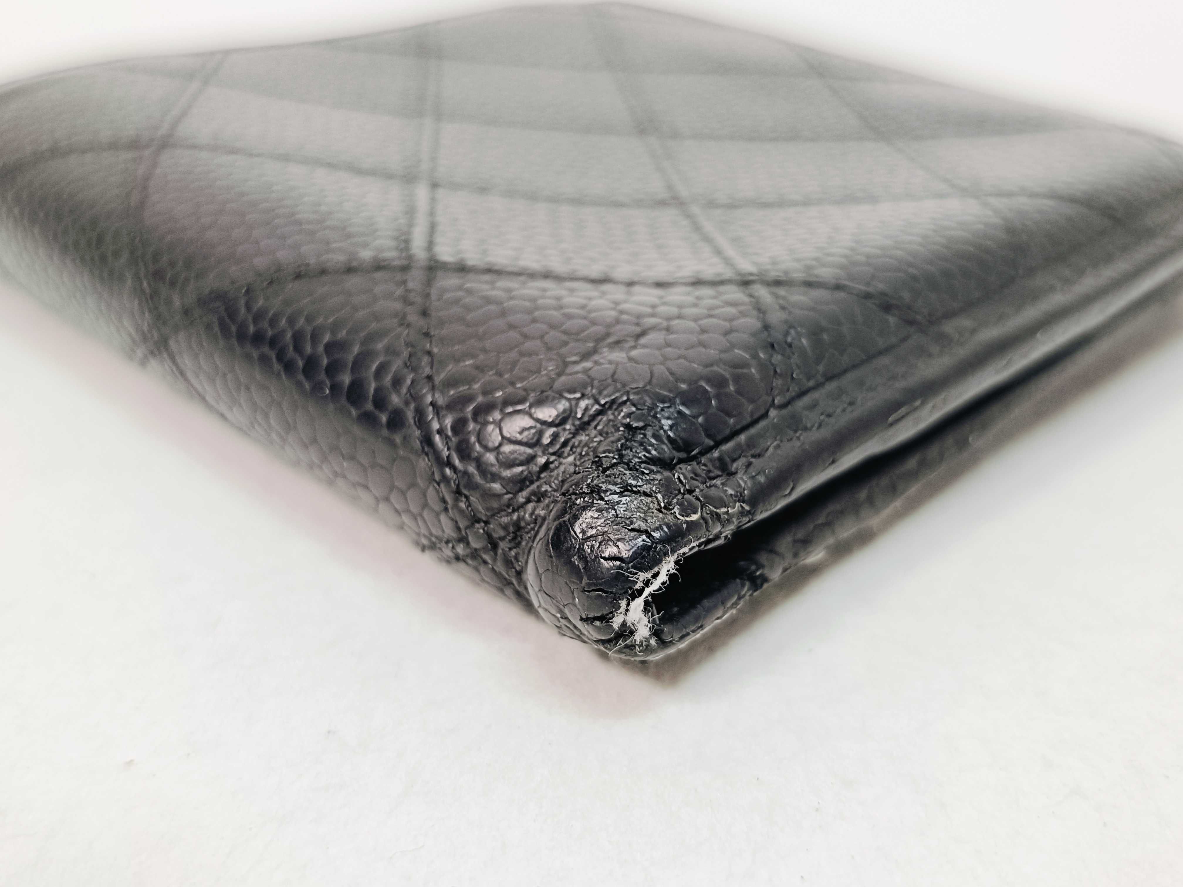 Caviar Skin Matelassé Bi-fold Wallet — view 4