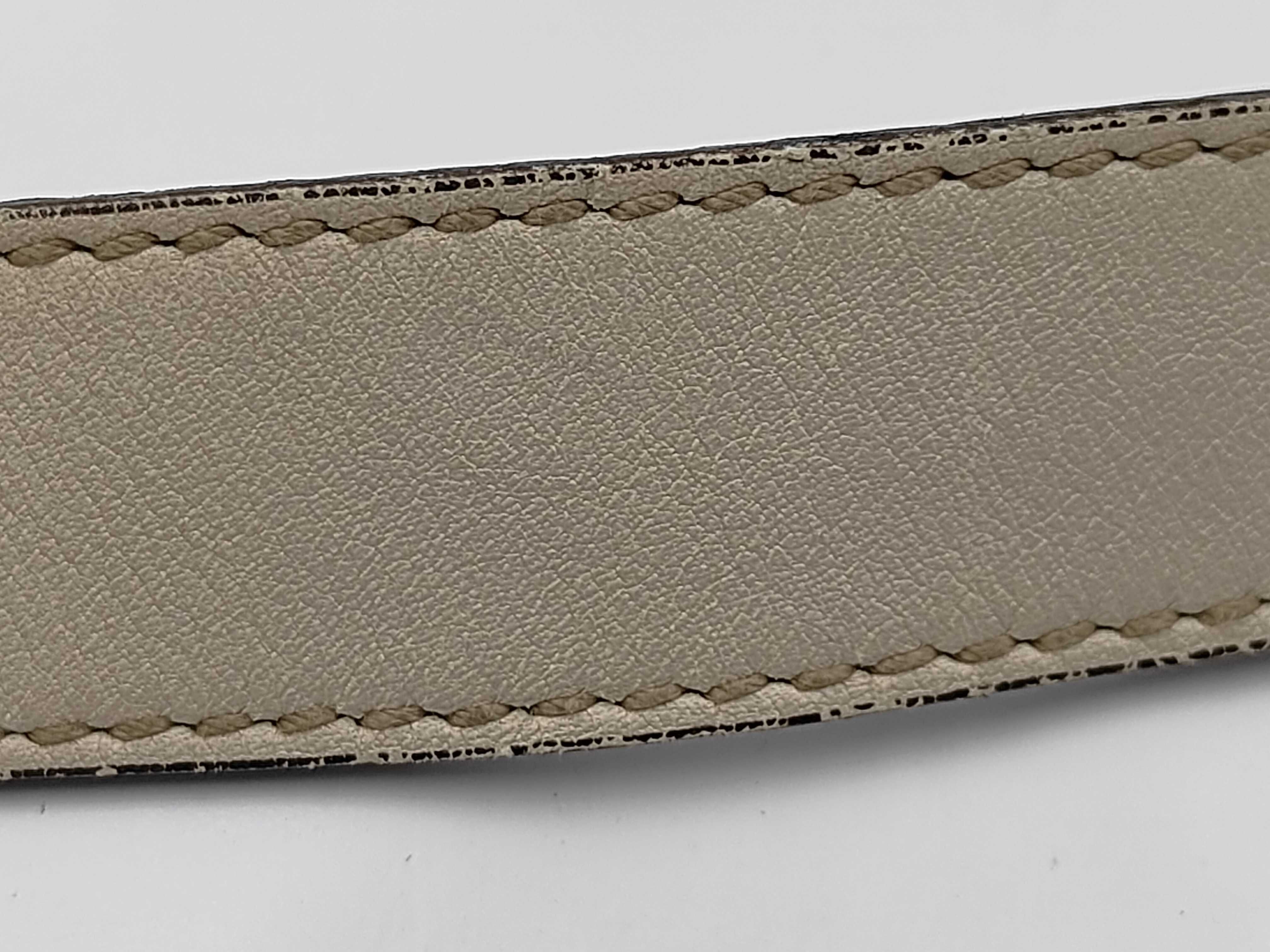 GG White Canvas GG Monogram Baguette Shoulder Bag — view 4