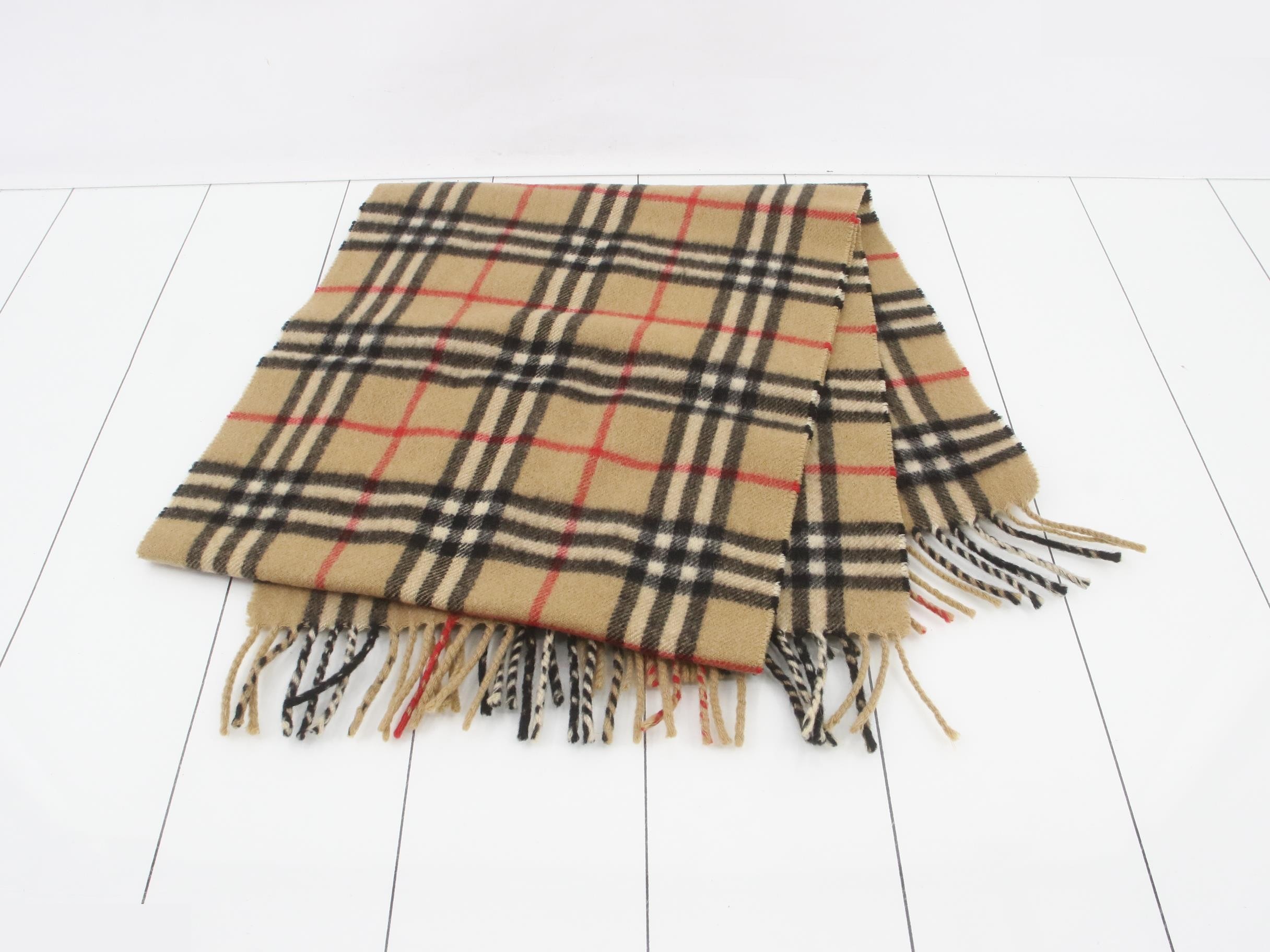 Nova Check 100% Cashmere Scarf — view 3