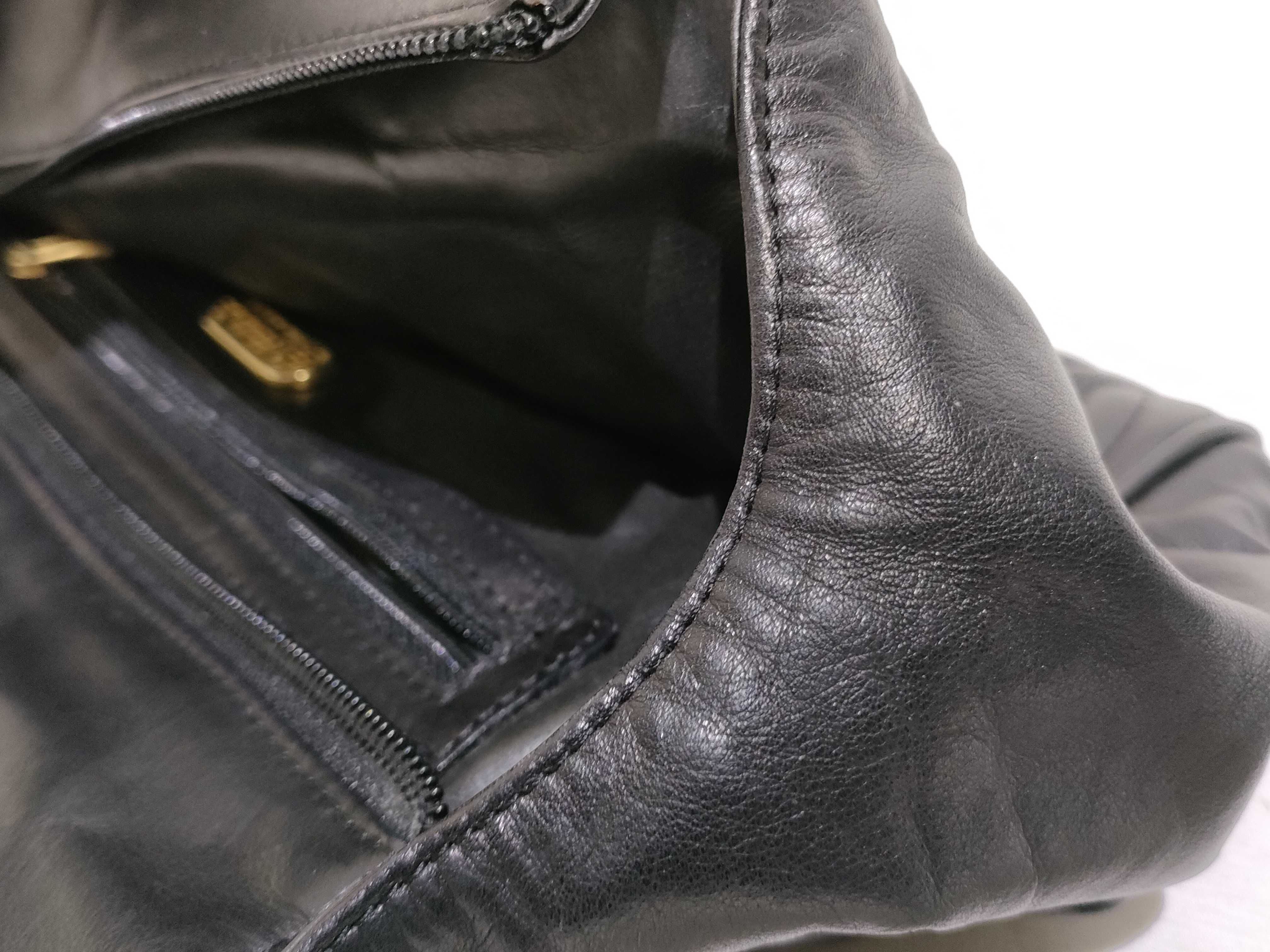 Pasta Metal Handle Leather Handbag — view 15