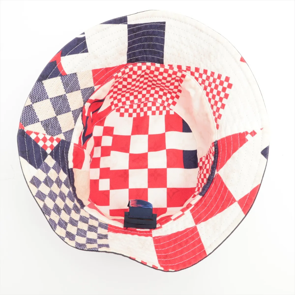 bucket hat. Fabric shows wear, — view 4