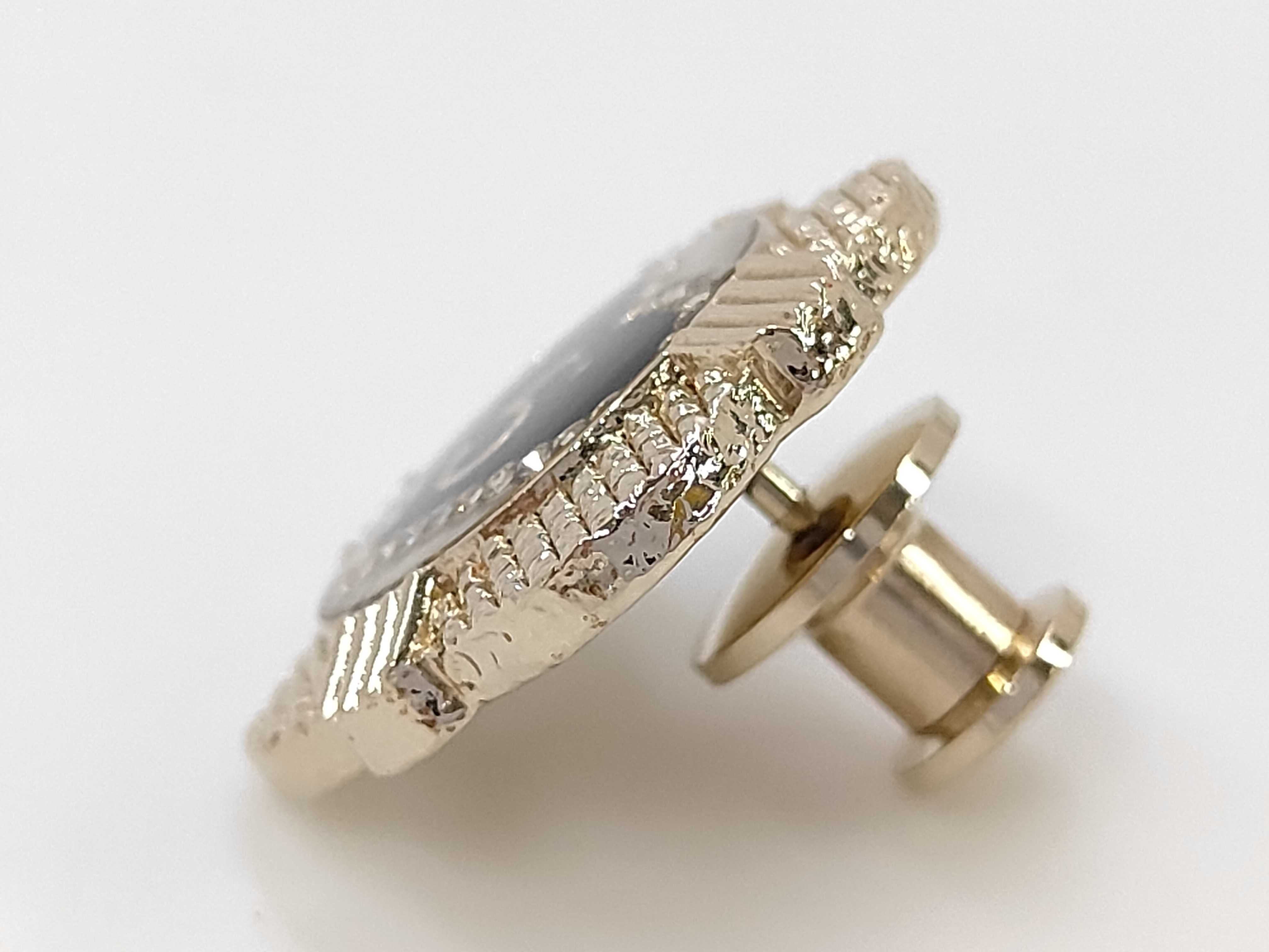 Coco Mark Gold Brooch — view 2