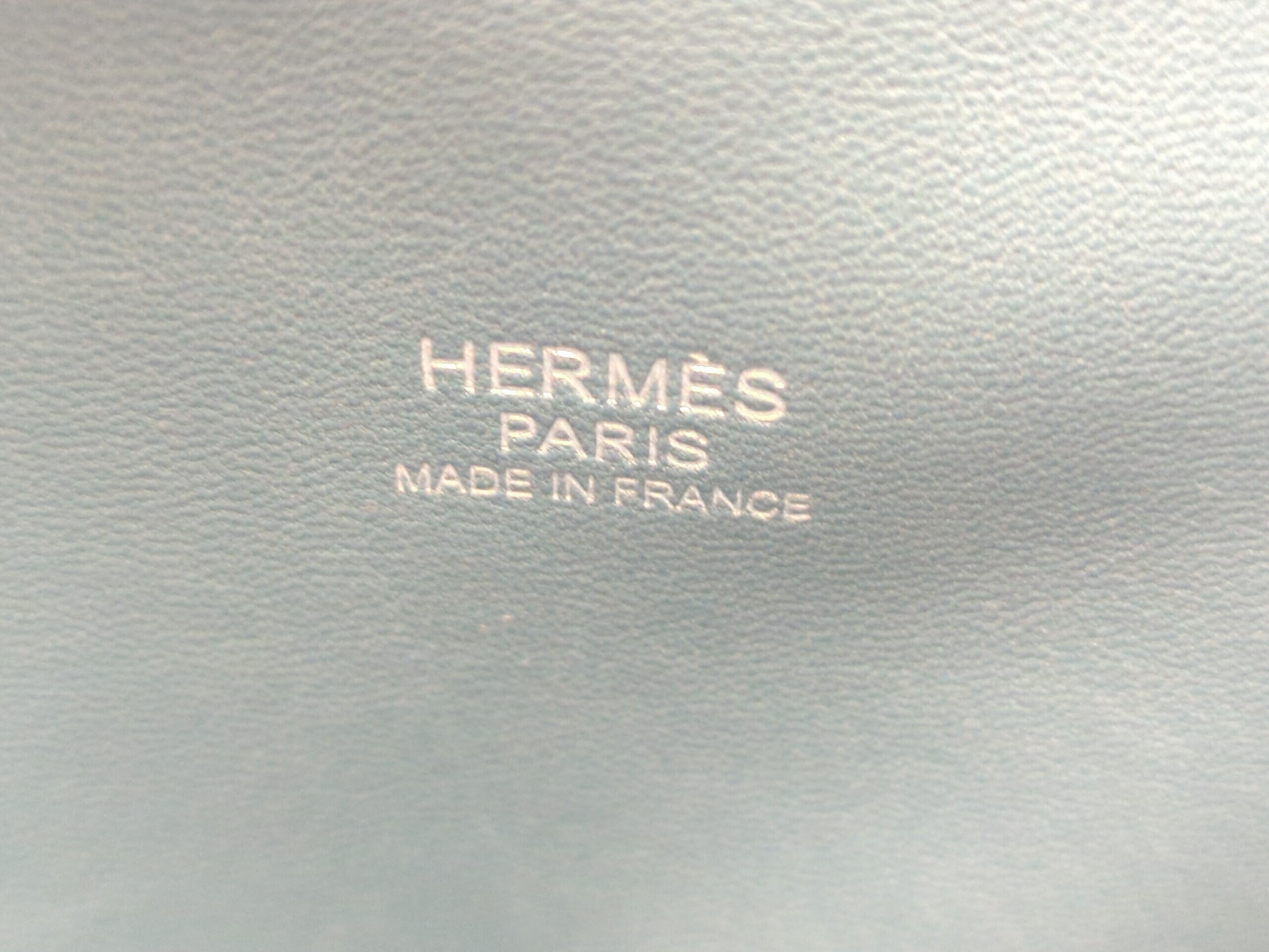 Bolide 31 Taurillon Clemence Blue Jean O stamp shoulder bag — view 12