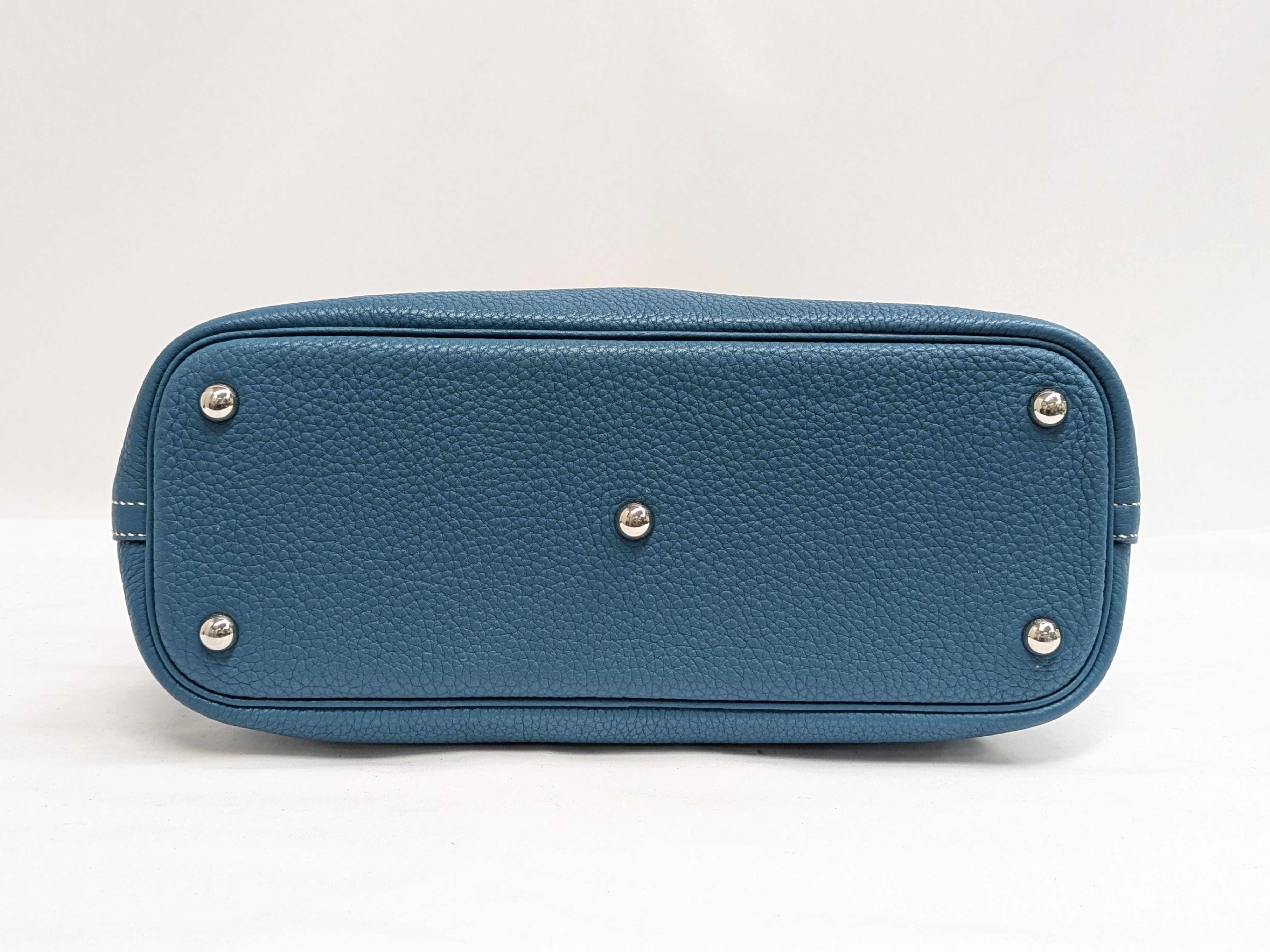 Bolide 31 Taurillon Clemence Blue Jean O stamp shoulder bag — view 5