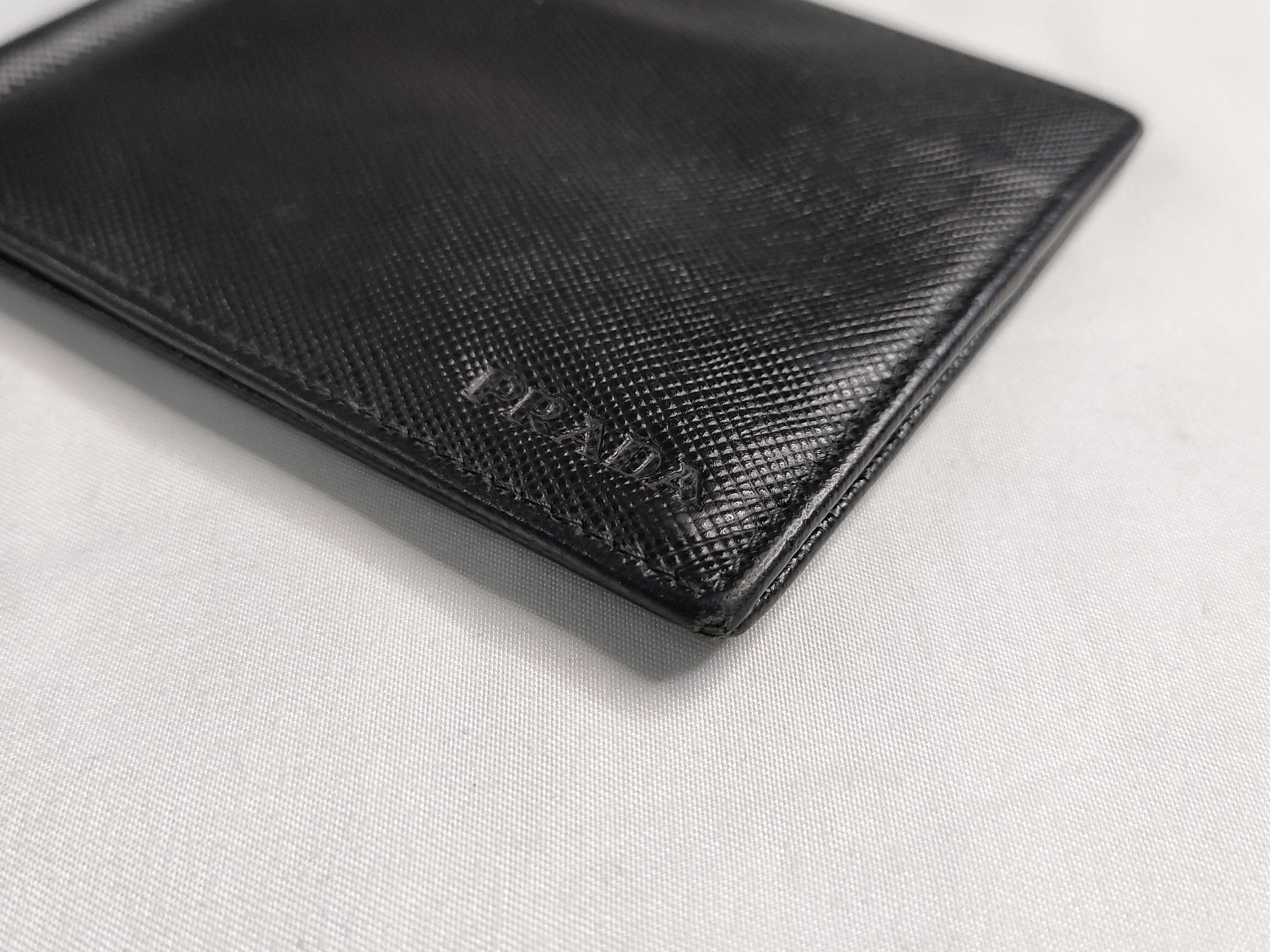 Saffiano Leather Money Clip Wallet Card Case — view 3