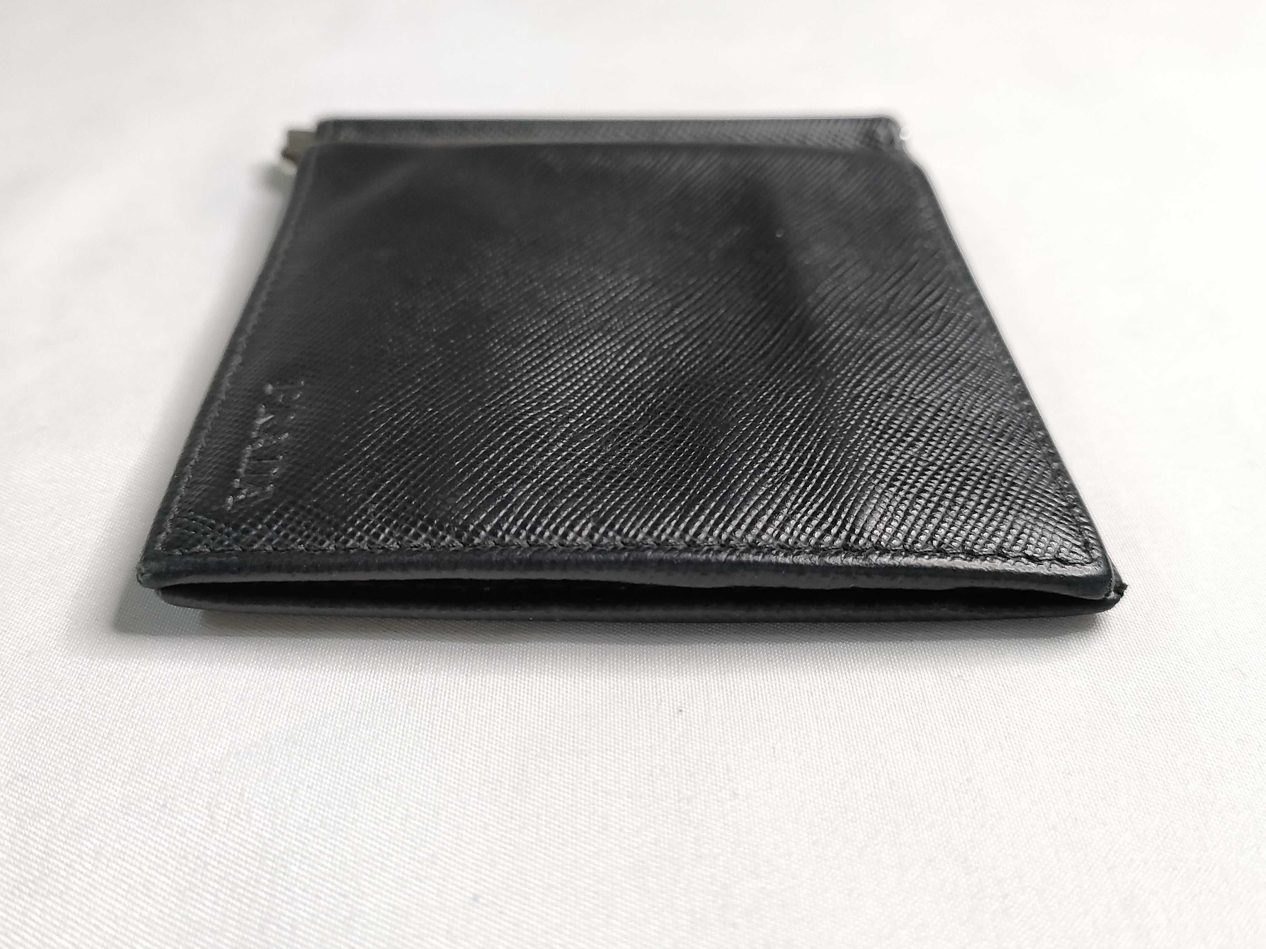 Saffiano Leather Money Clip Wallet Card Case — view 6