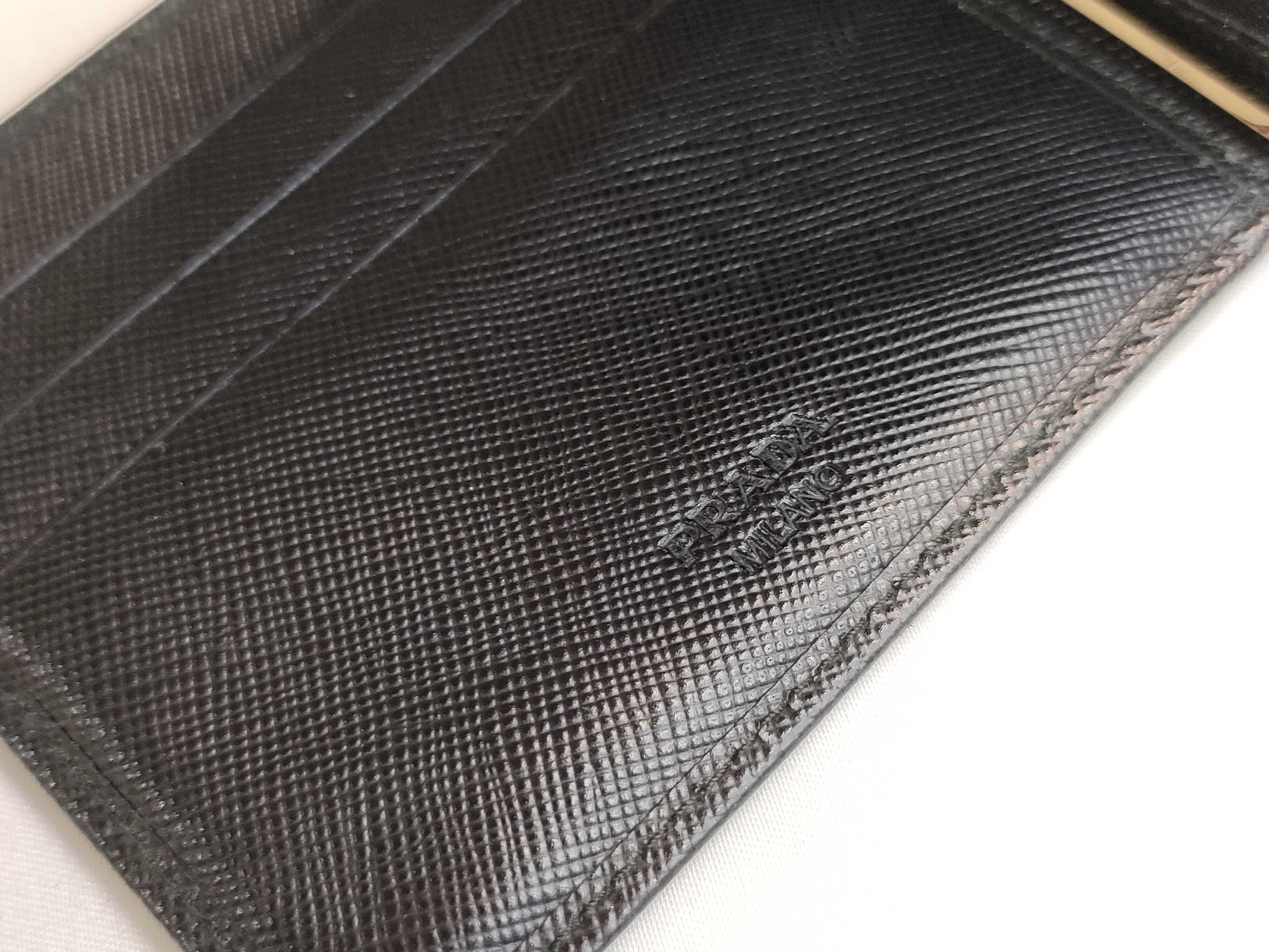 Saffiano Leather Money Clip Wallet Card Case — view 10