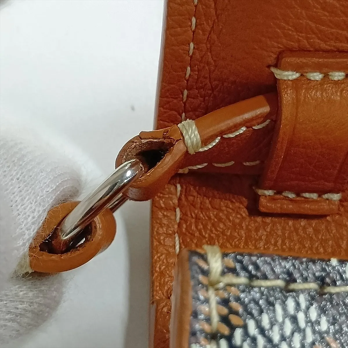 Sheep Pouch Wallet PVC x Leather Shoulder Bag Brown — view 9
