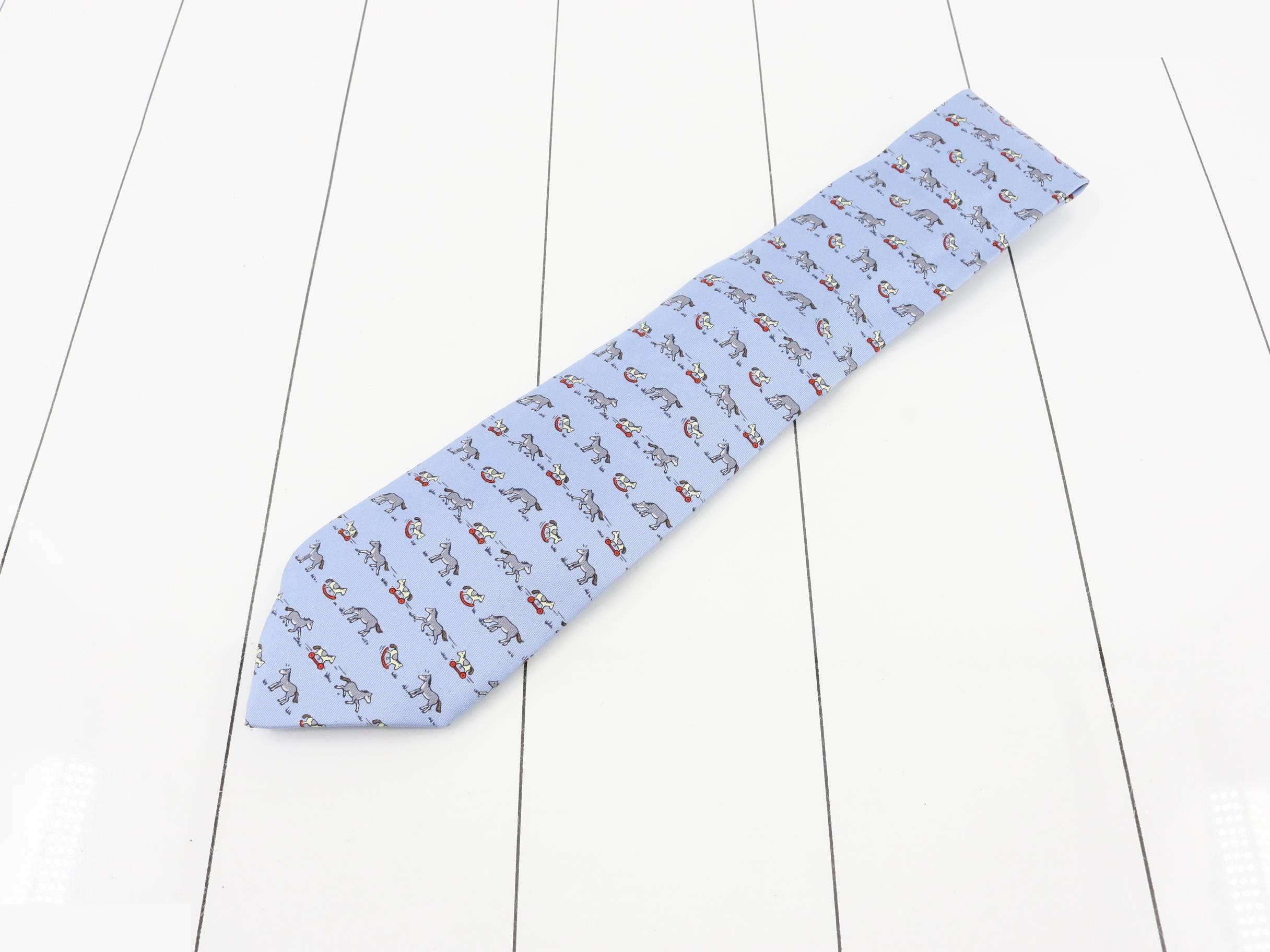 Silk necktie with tag.