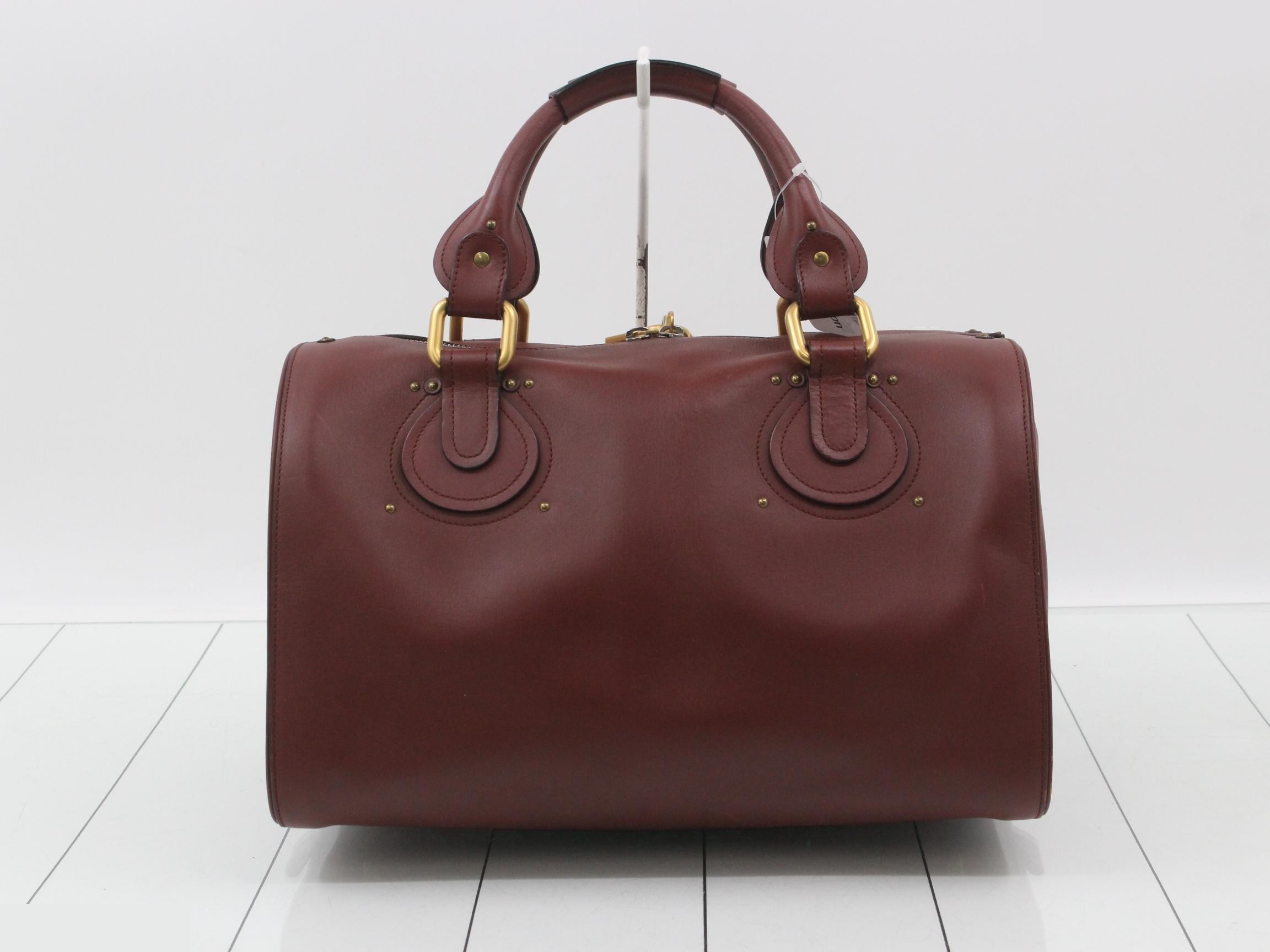 Aurora Line Bag - Boston Bag - Bordeaux — view 2