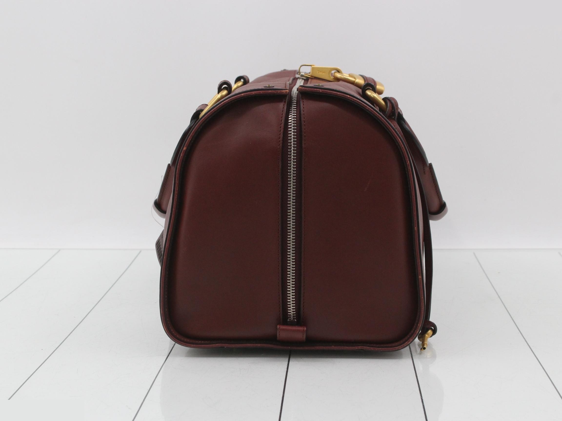 Aurora Line Bag - Boston Bag - Bordeaux — view 4