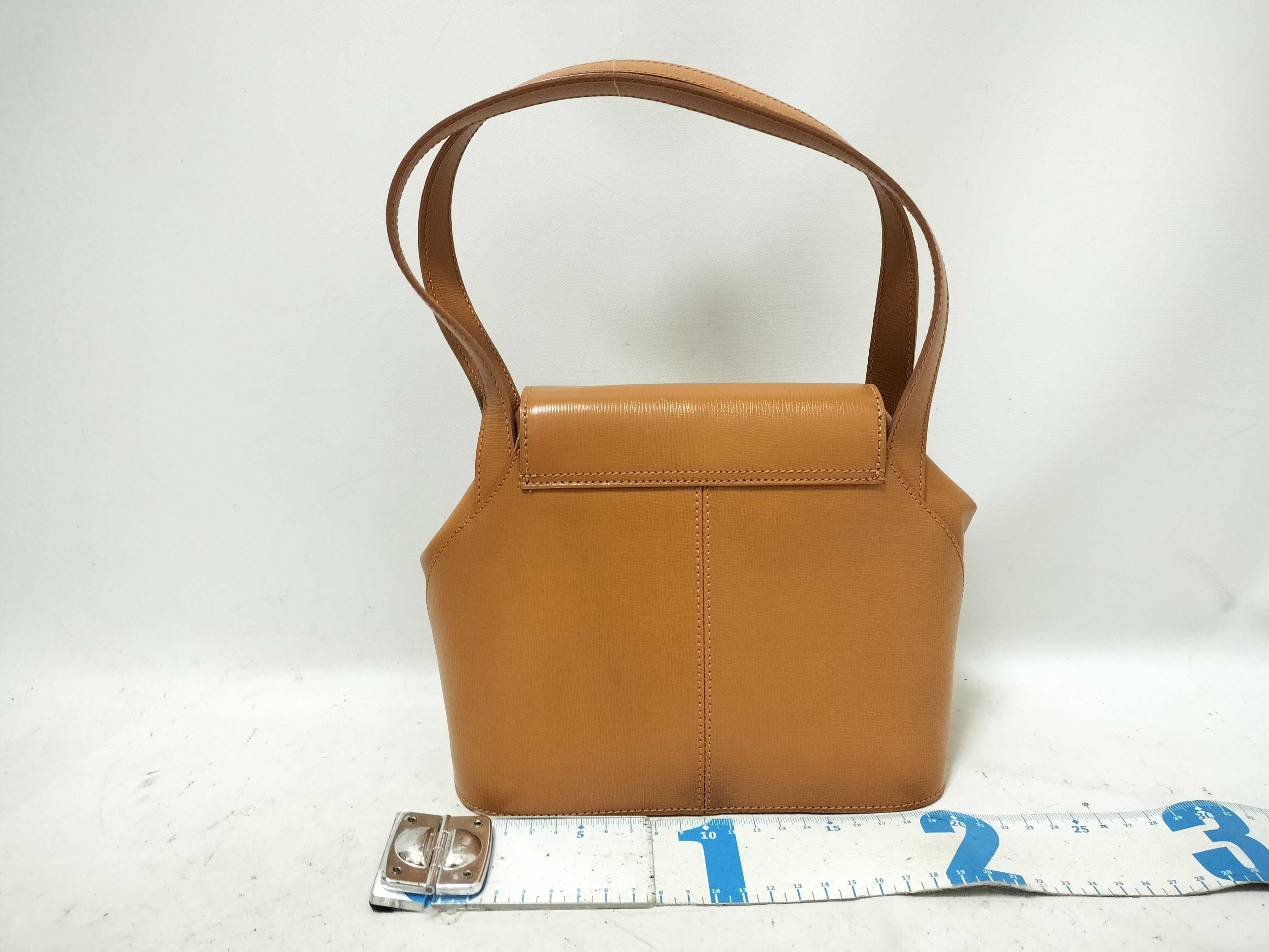 Leather Shoulder Bag, Brown Handbag — view 2