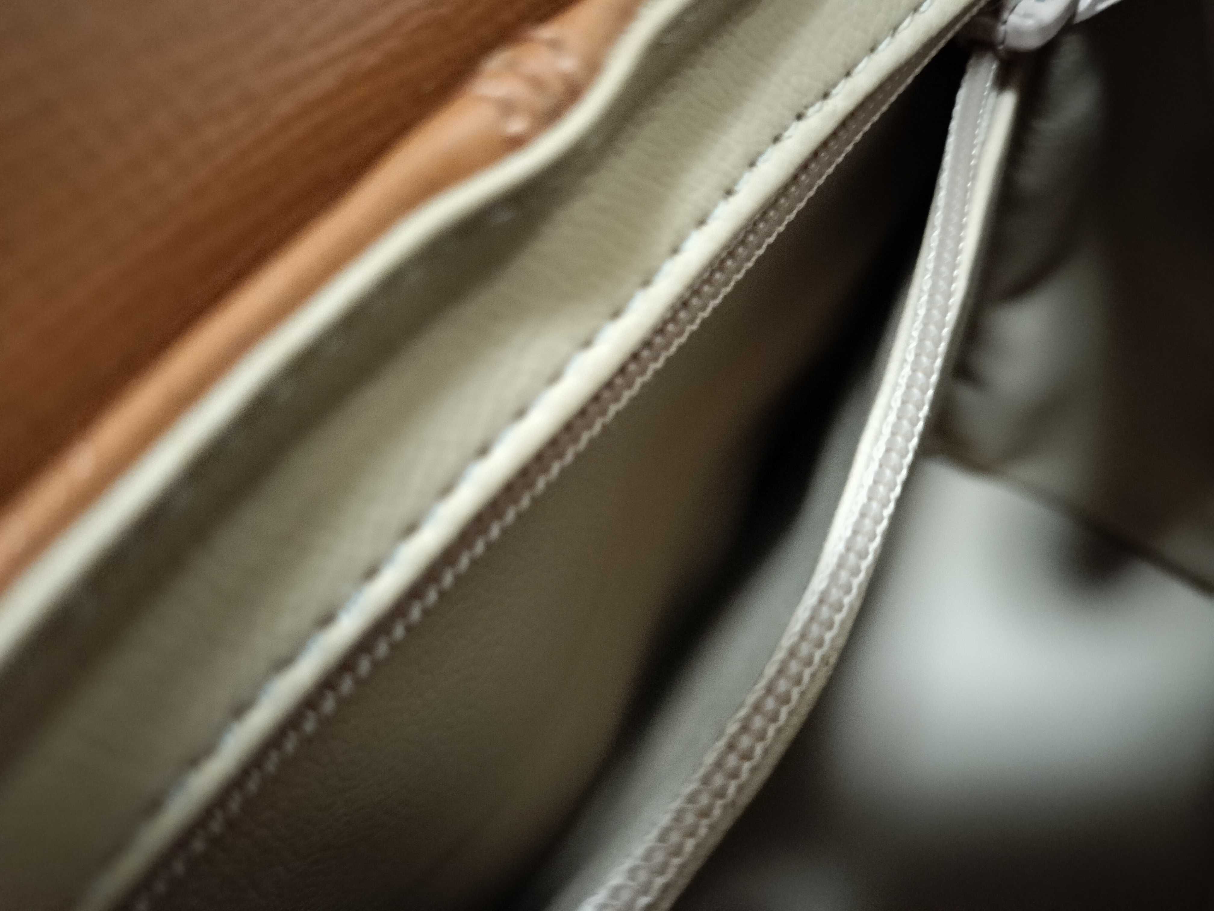 Leather Shoulder Bag, Brown Handbag — view 11