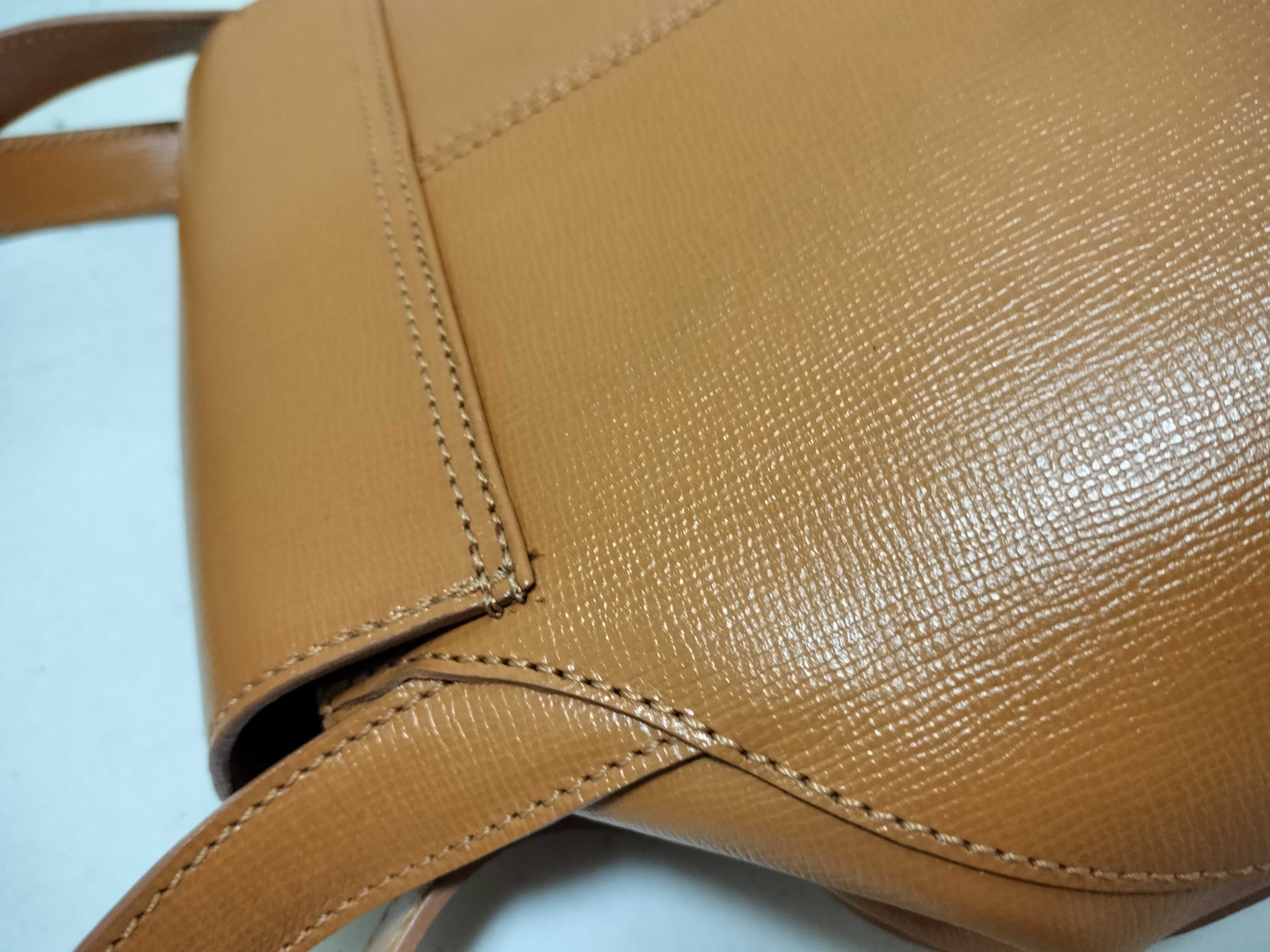 Leather Shoulder Bag, Brown Handbag — view 13