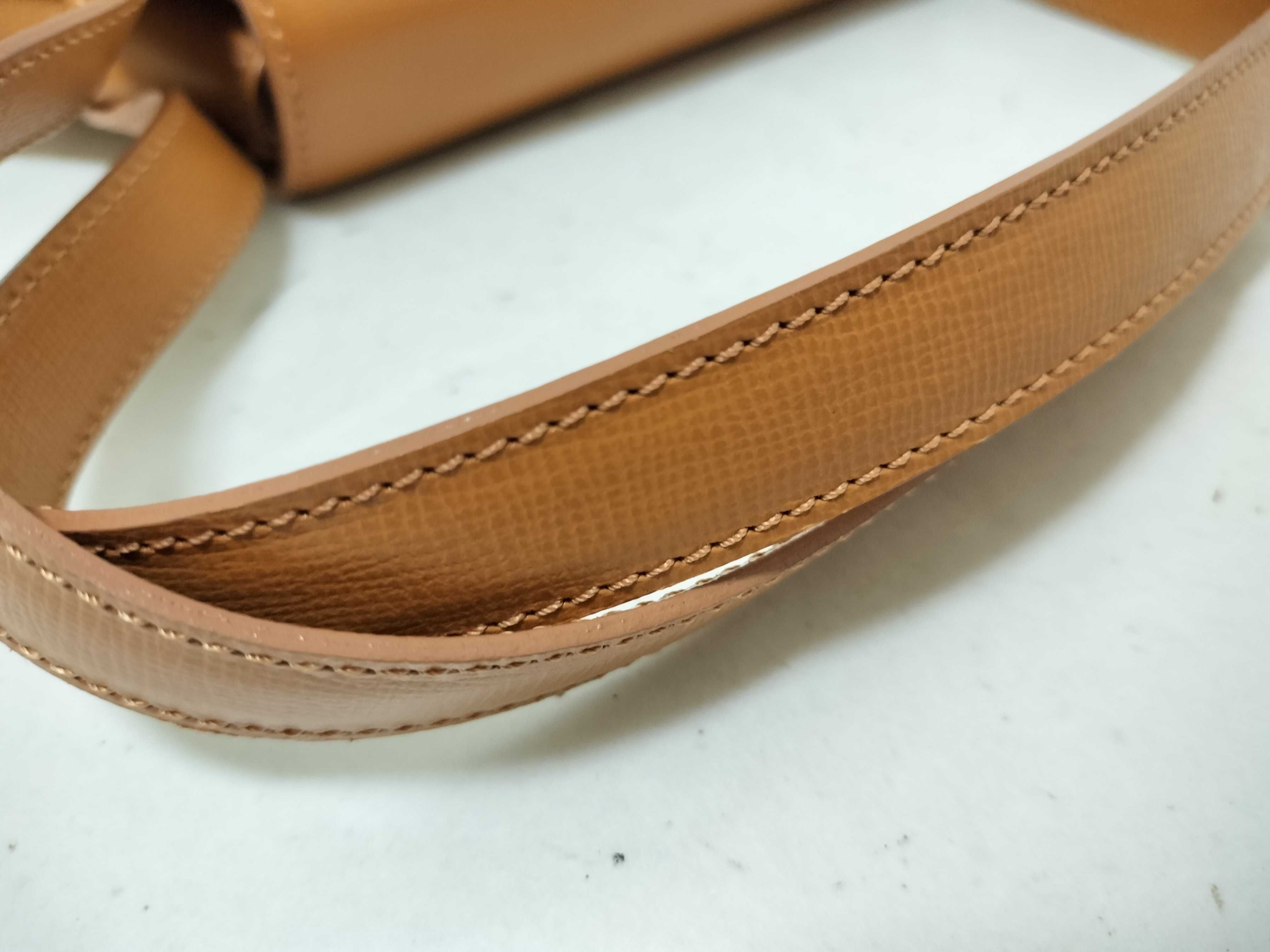 Leather Shoulder Bag, Brown Handbag — view 4