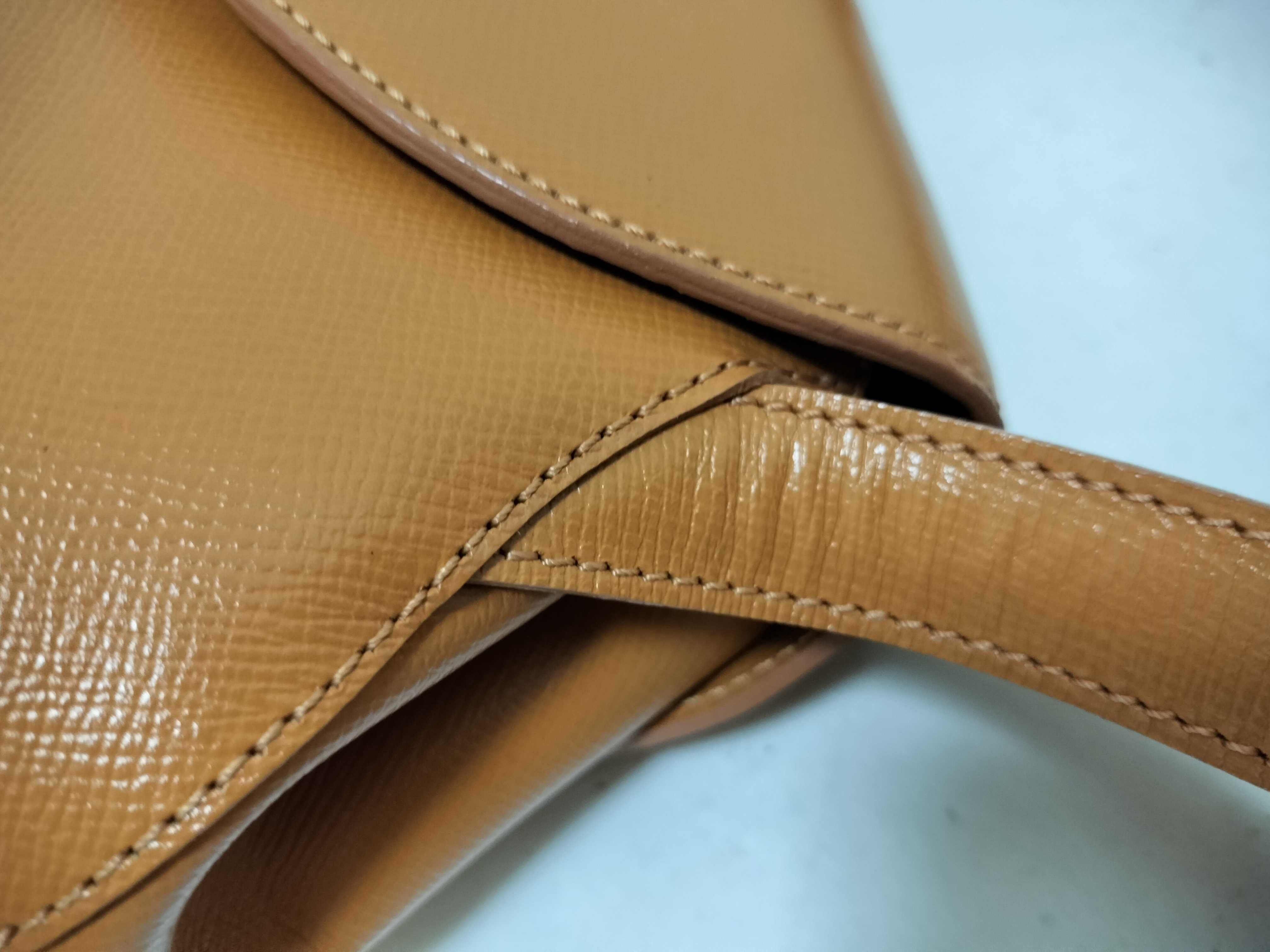 Leather Shoulder Bag, Brown Handbag — view 5