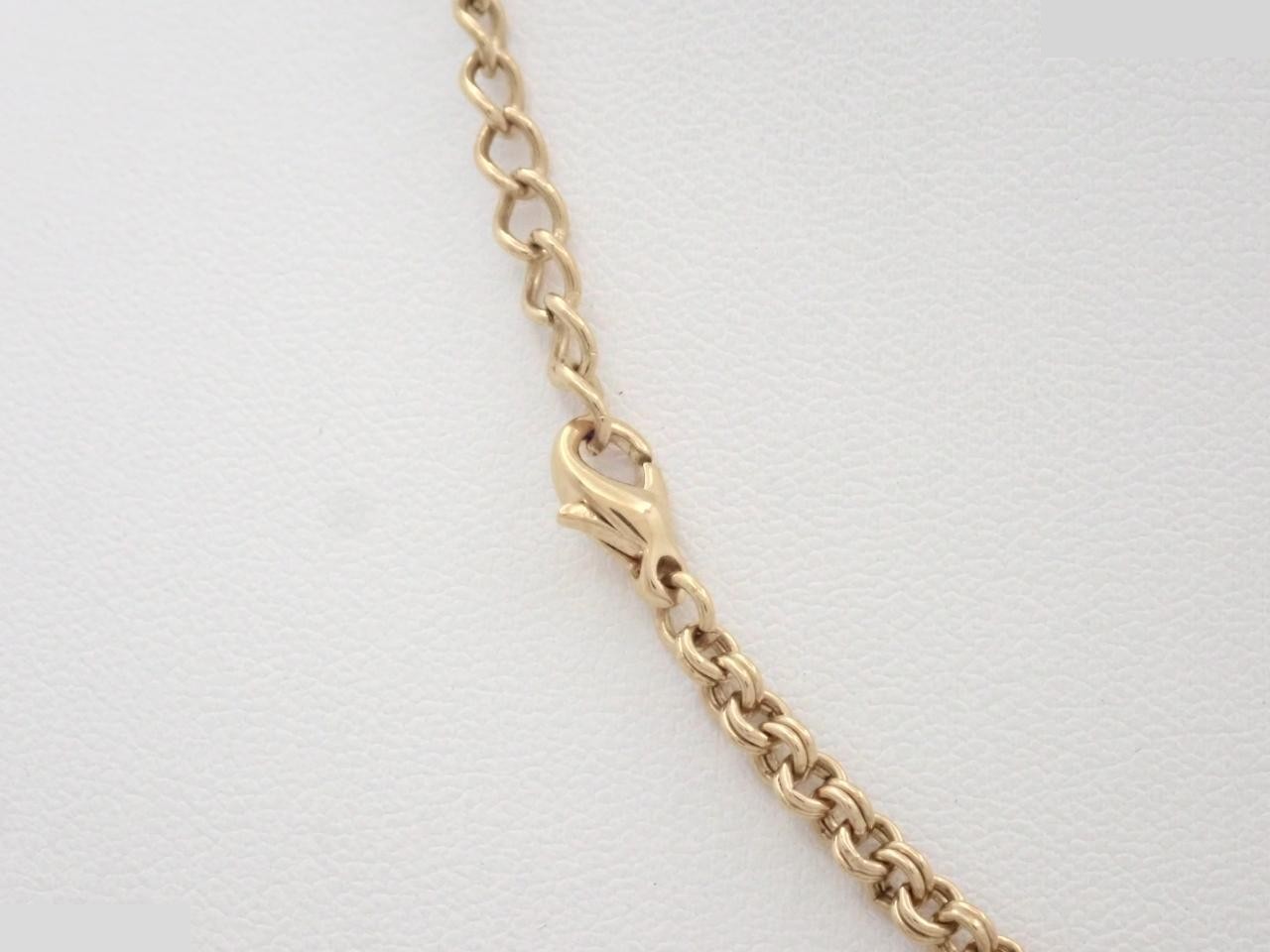 Gold necklace, chain approximately 42cm — view 2