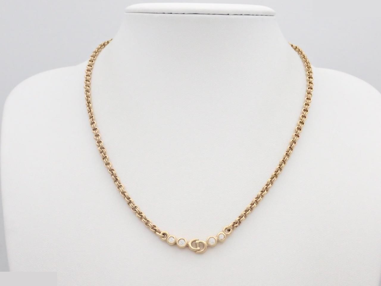 Gold necklace, chain approximately 42cm — view 3