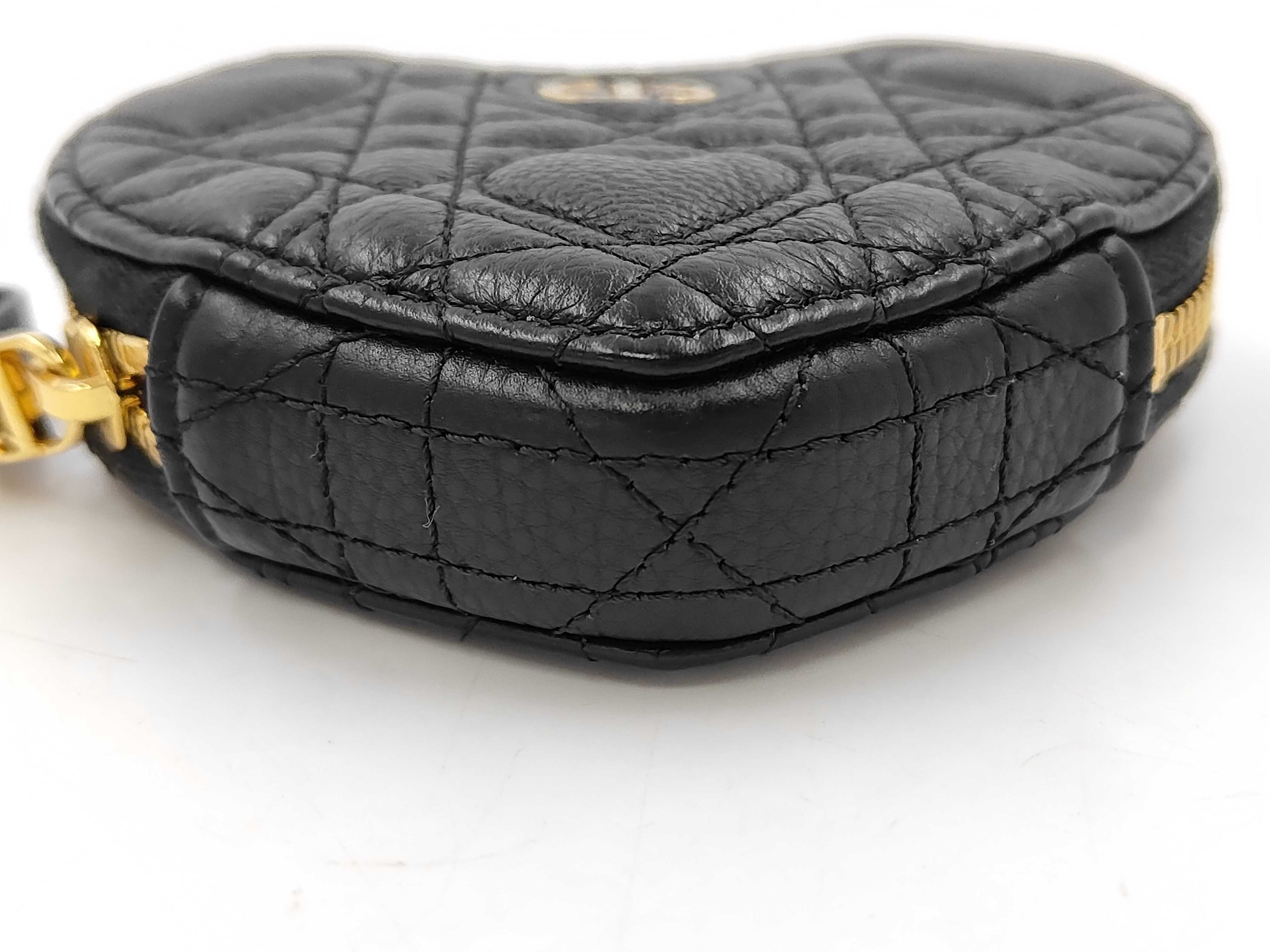 heart-shaped mini chain shoulder bag — view 7