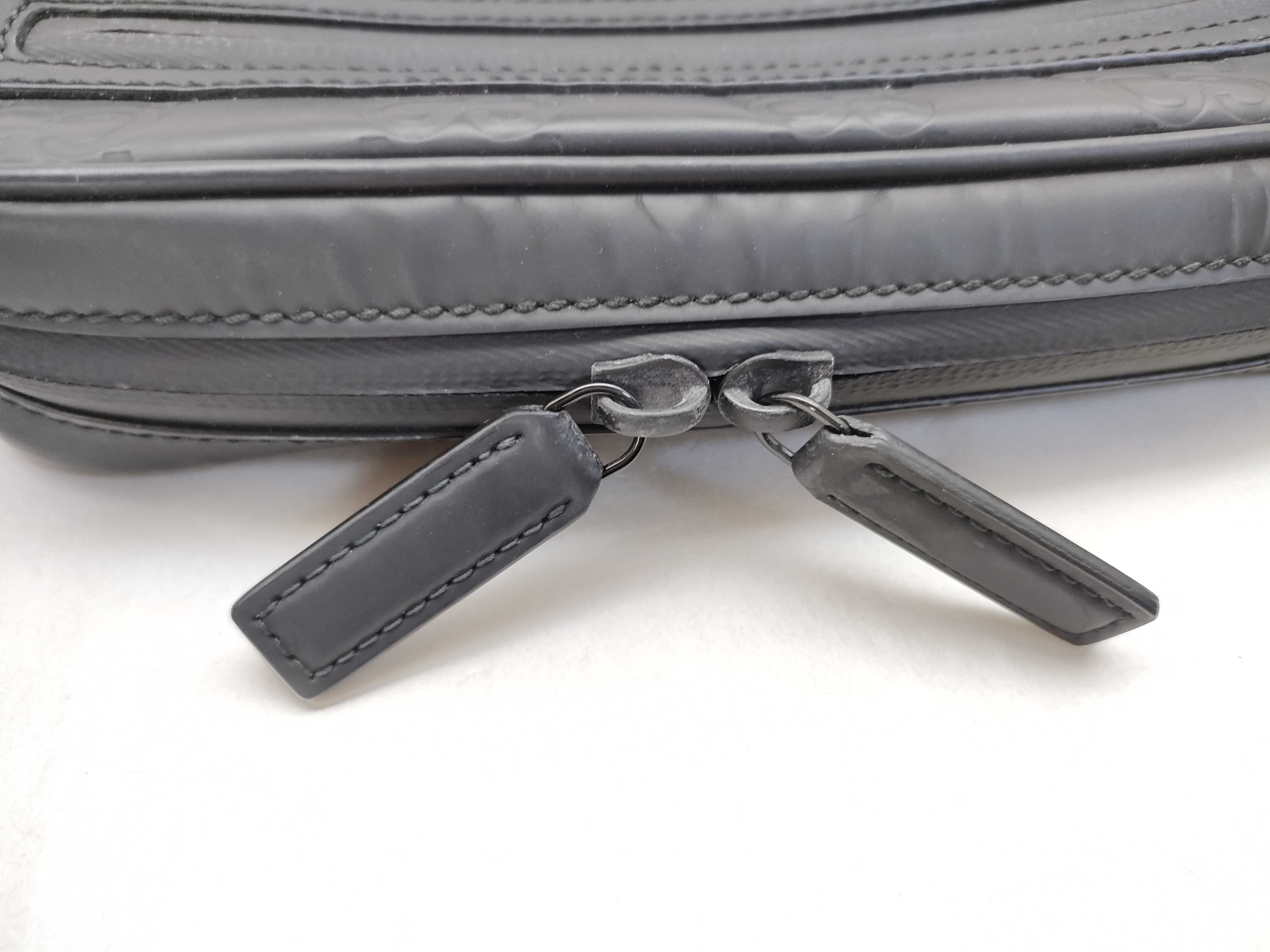 GG Rubber Shoulder Bag, Black, 771293 — view 6