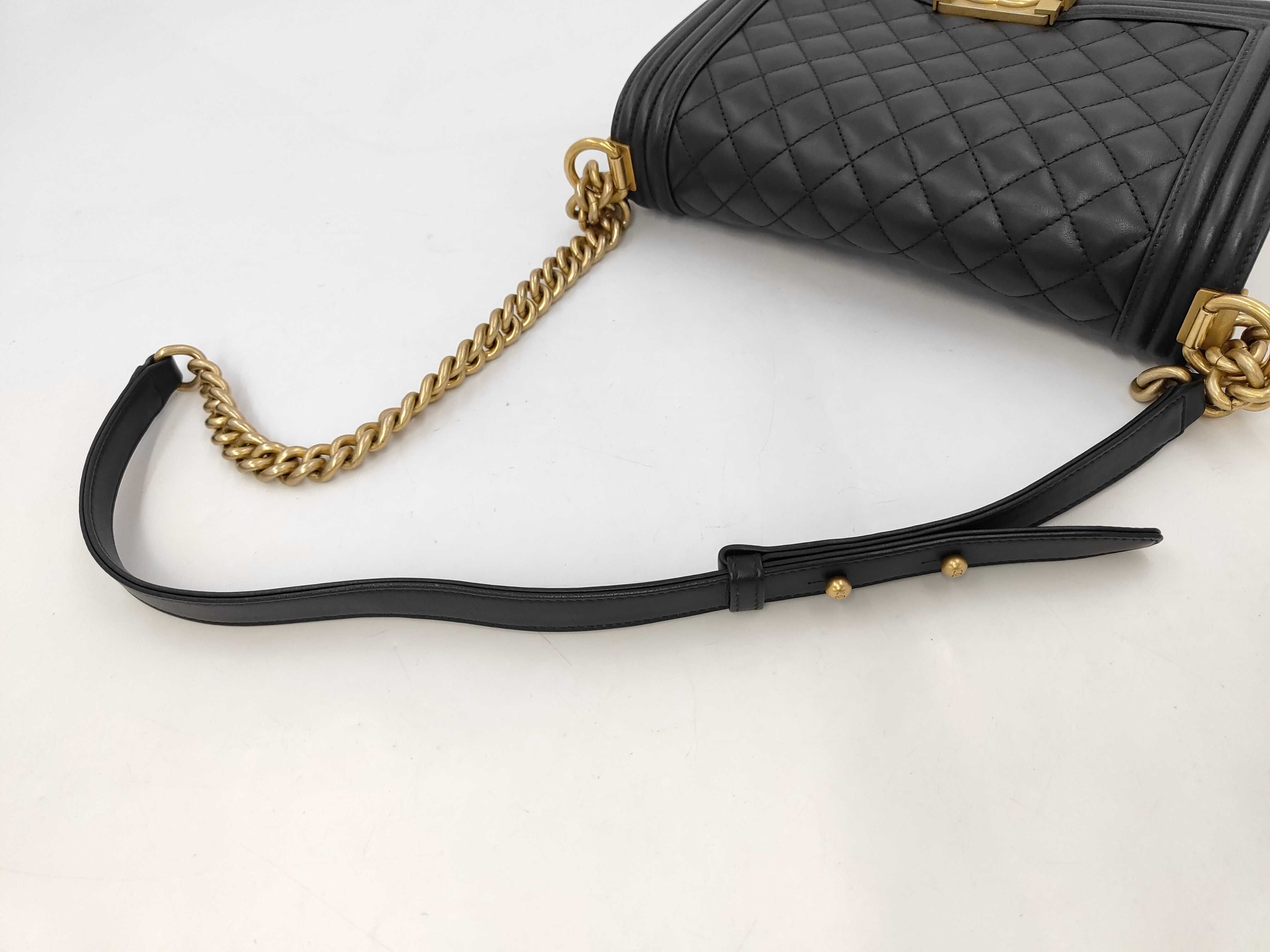 Boy Chanel Matelassé Chain Shoulder Medium Shoulder Bag — view 4