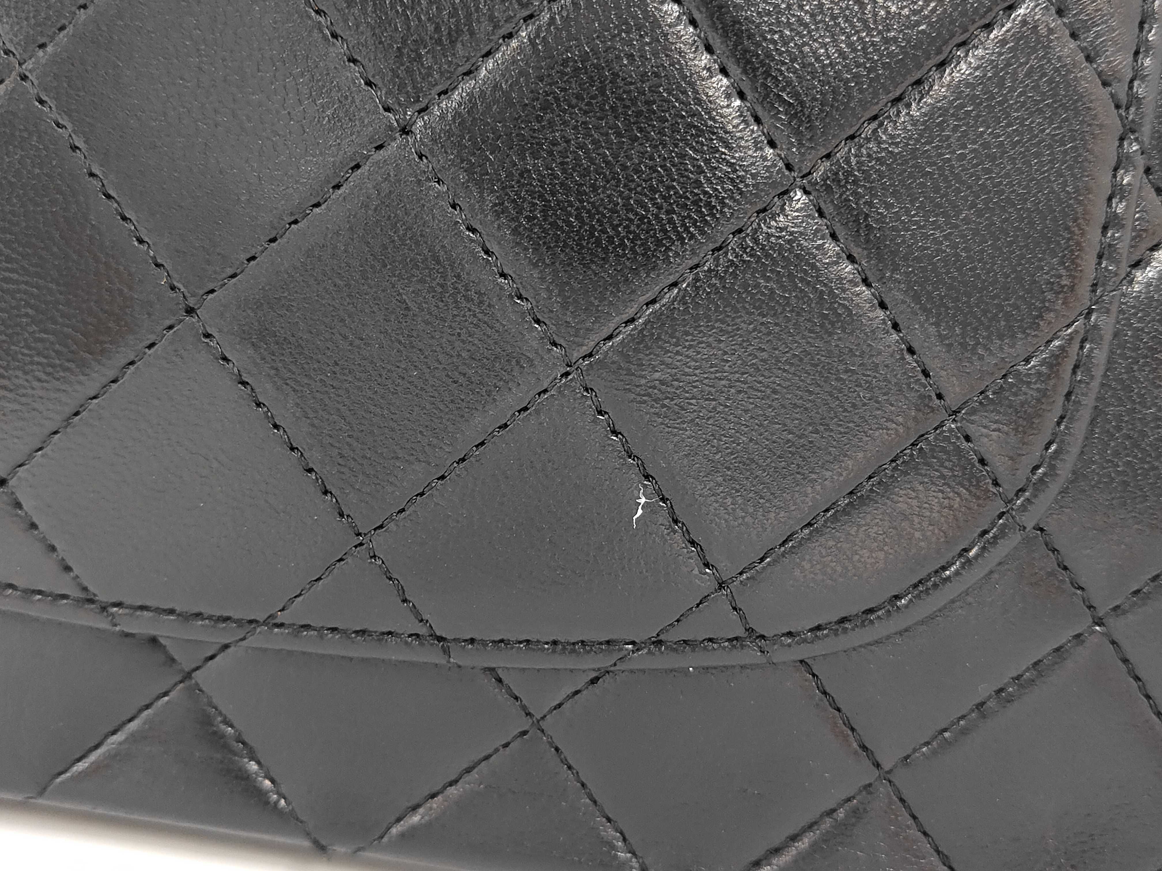 Matelassé Lambskin Double Flap Double Chain Shoulder Bag — view 3