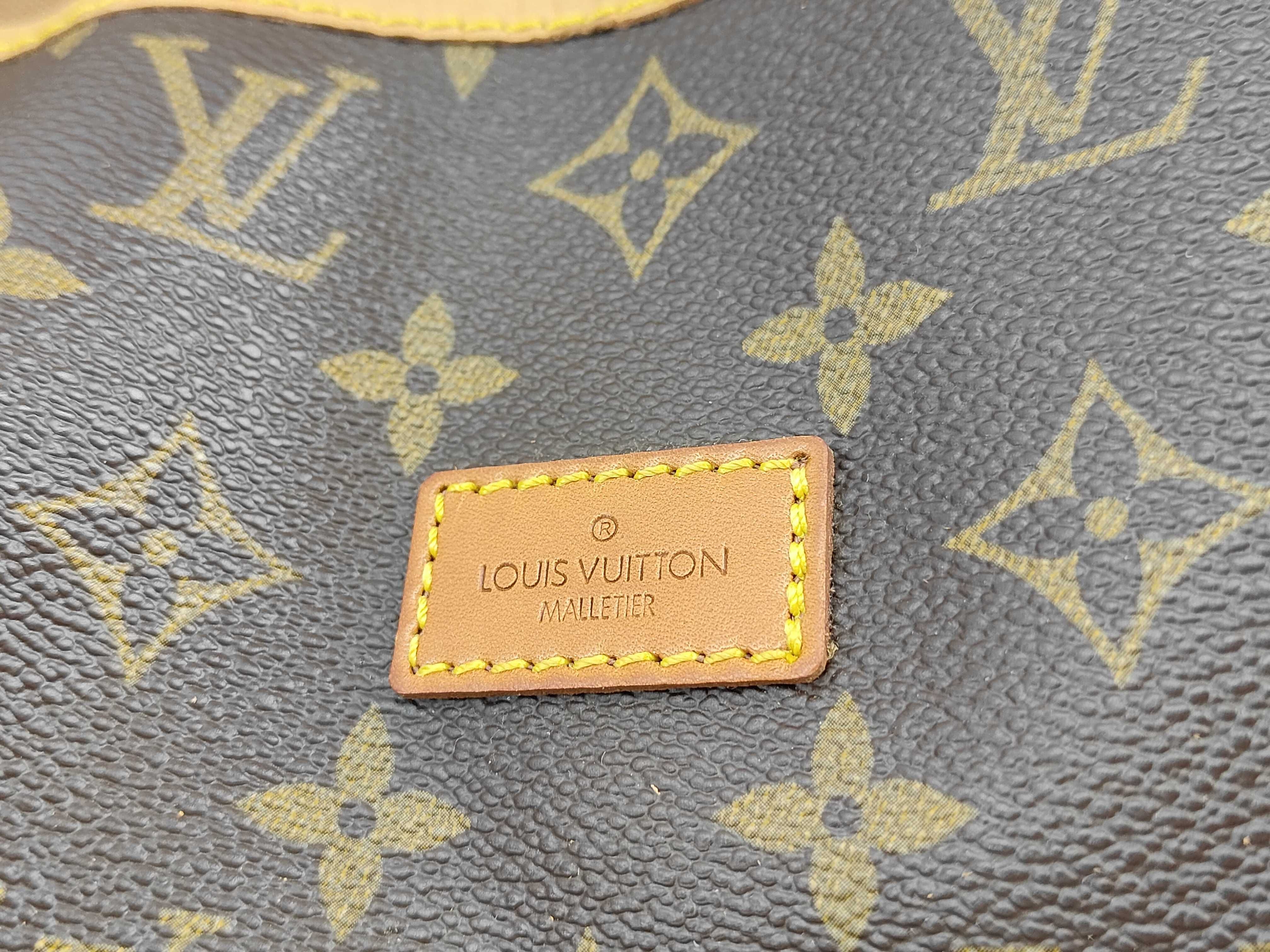 Monogram Louis Vuitton Monogram Saumur Vintage Martier Engraved Shoulder Bag — view 11
