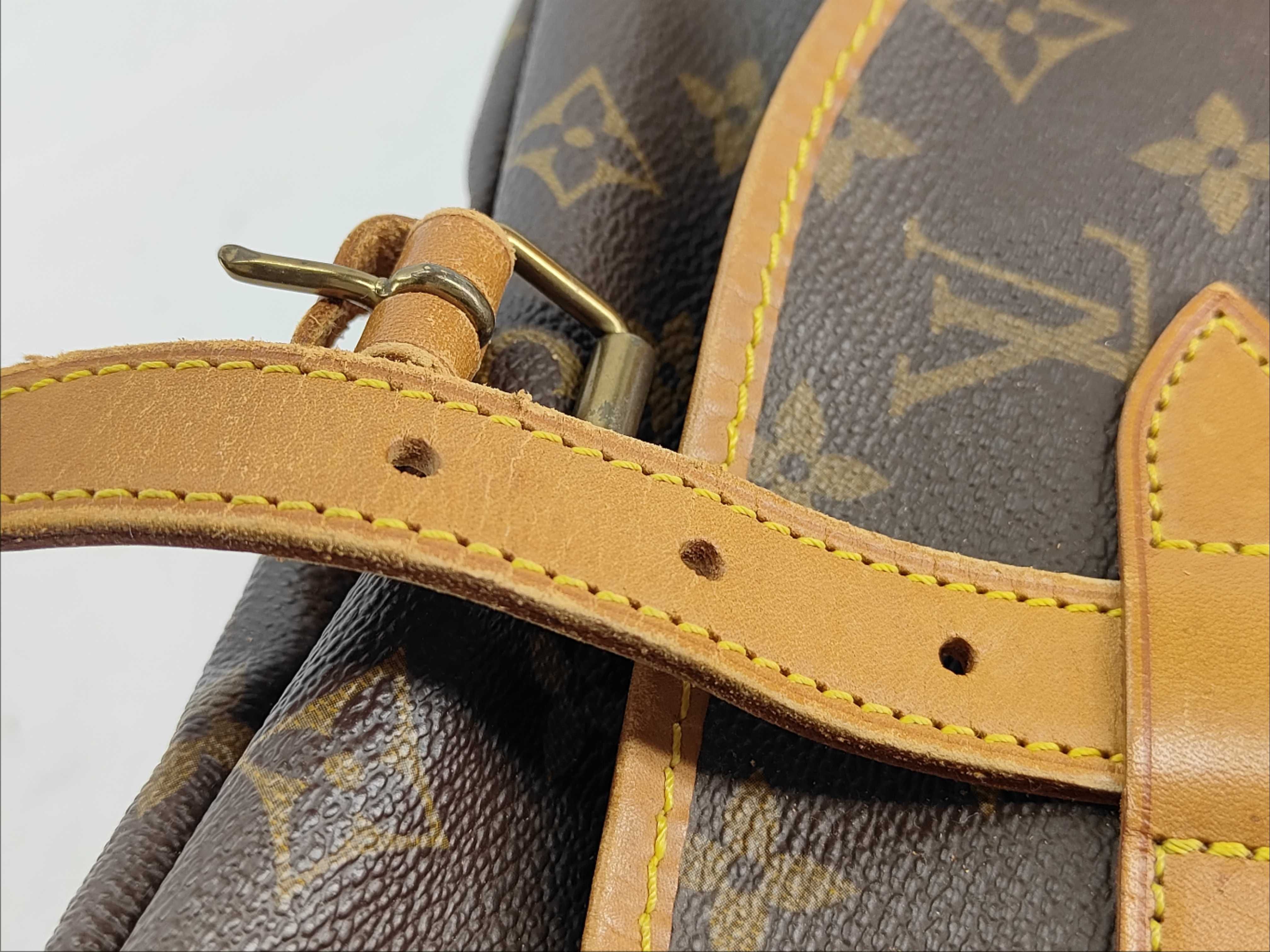 Monogram Louis Vuitton Monogram Saumur Vintage Martier Engraved Shoulder Bag — view 15