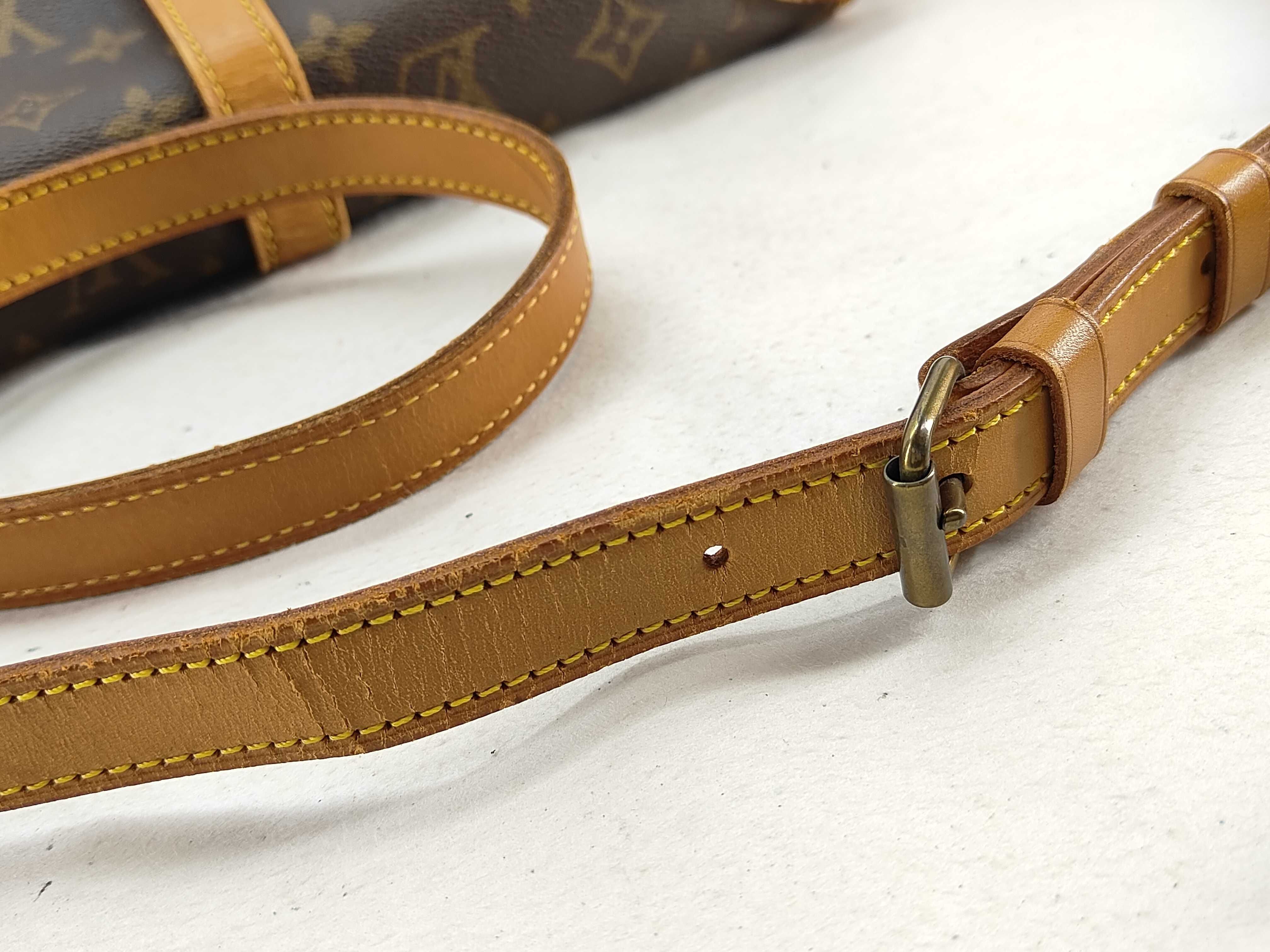 Monogram Louis Vuitton Monogram Saumur Vintage Martier Engraved Shoulder Bag — view 4