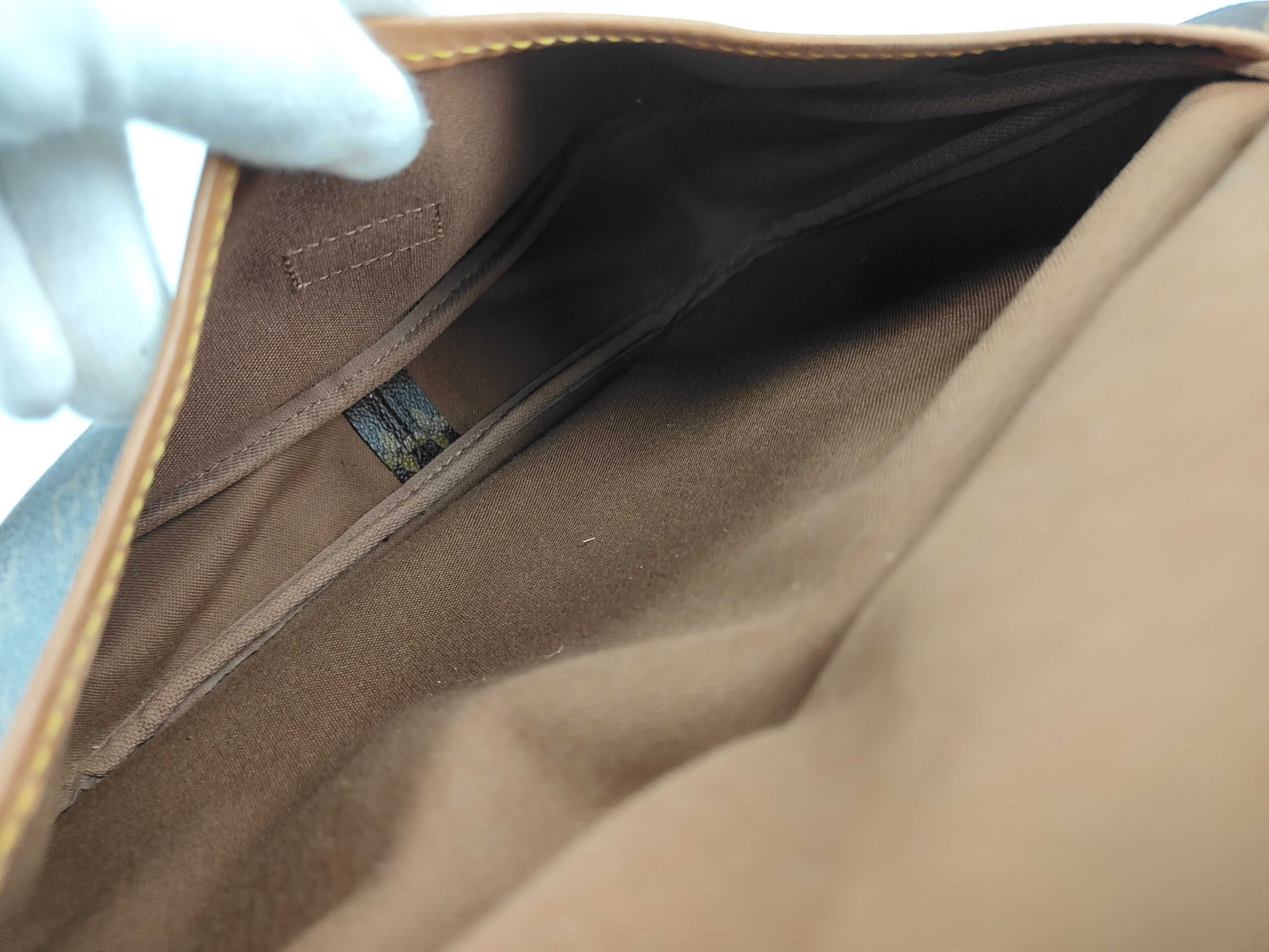 Monogram Louis Vuitton Monogram Saumur Vintage Martier Engraved Shoulder Bag — view 10