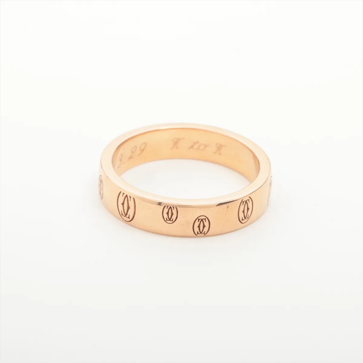 Happy Birthday Ring, 750 (PG), 4.8g, Size 49, Initials, QL9628, B4051149 — view 2