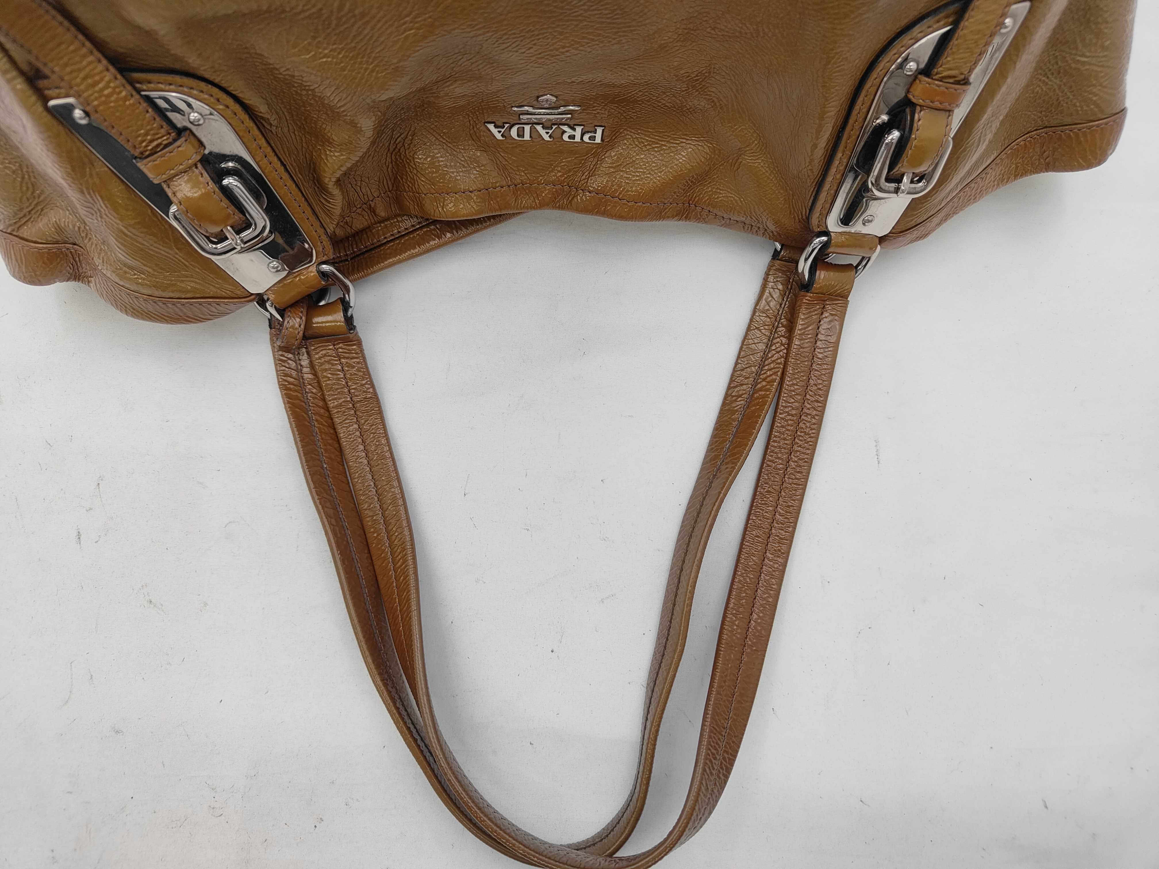 Nappa Leather Ombre Crinkle Tote Bag — view 3