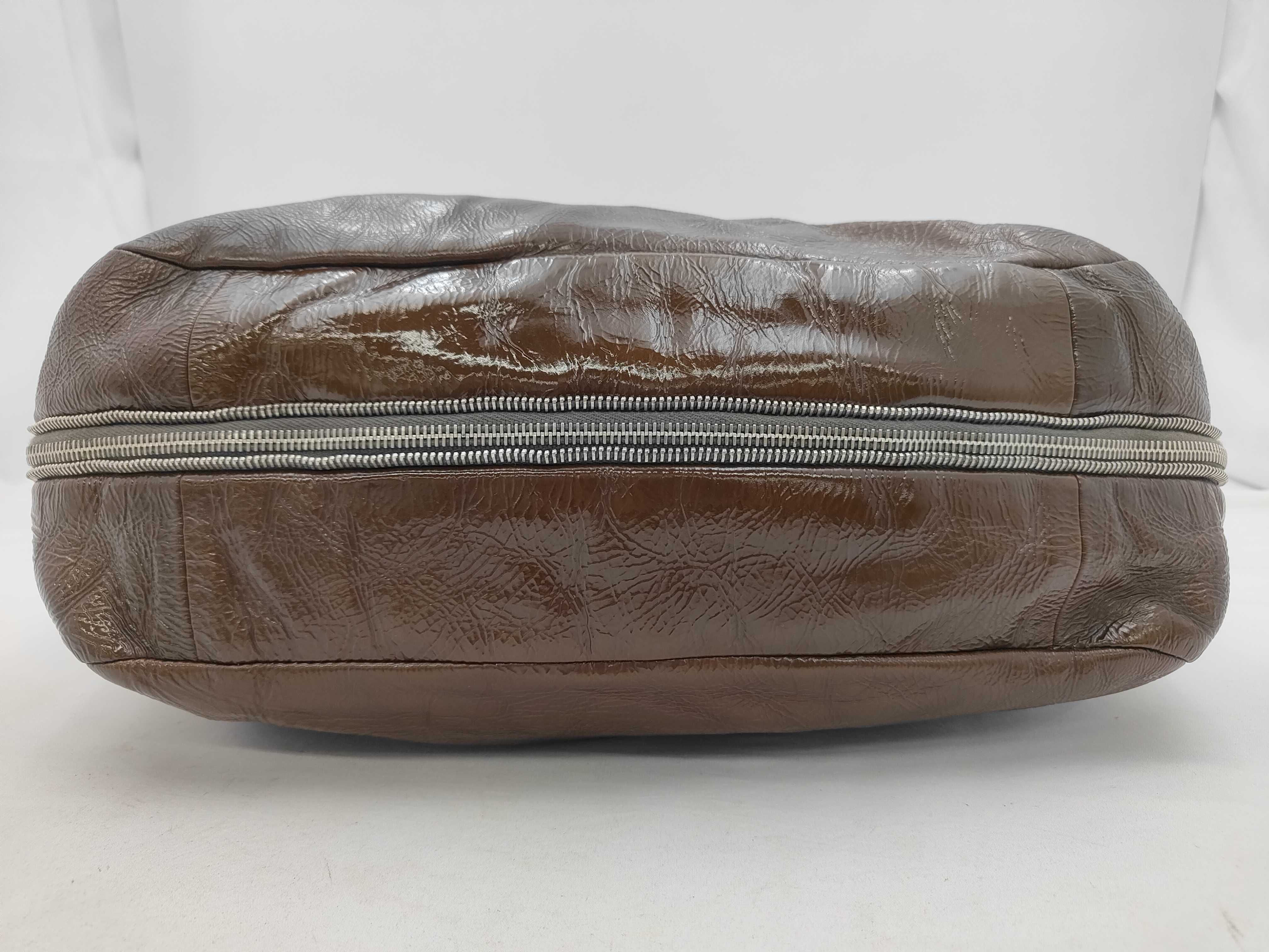 Nappa Leather Ombre Crinkle Tote Bag — view 7
