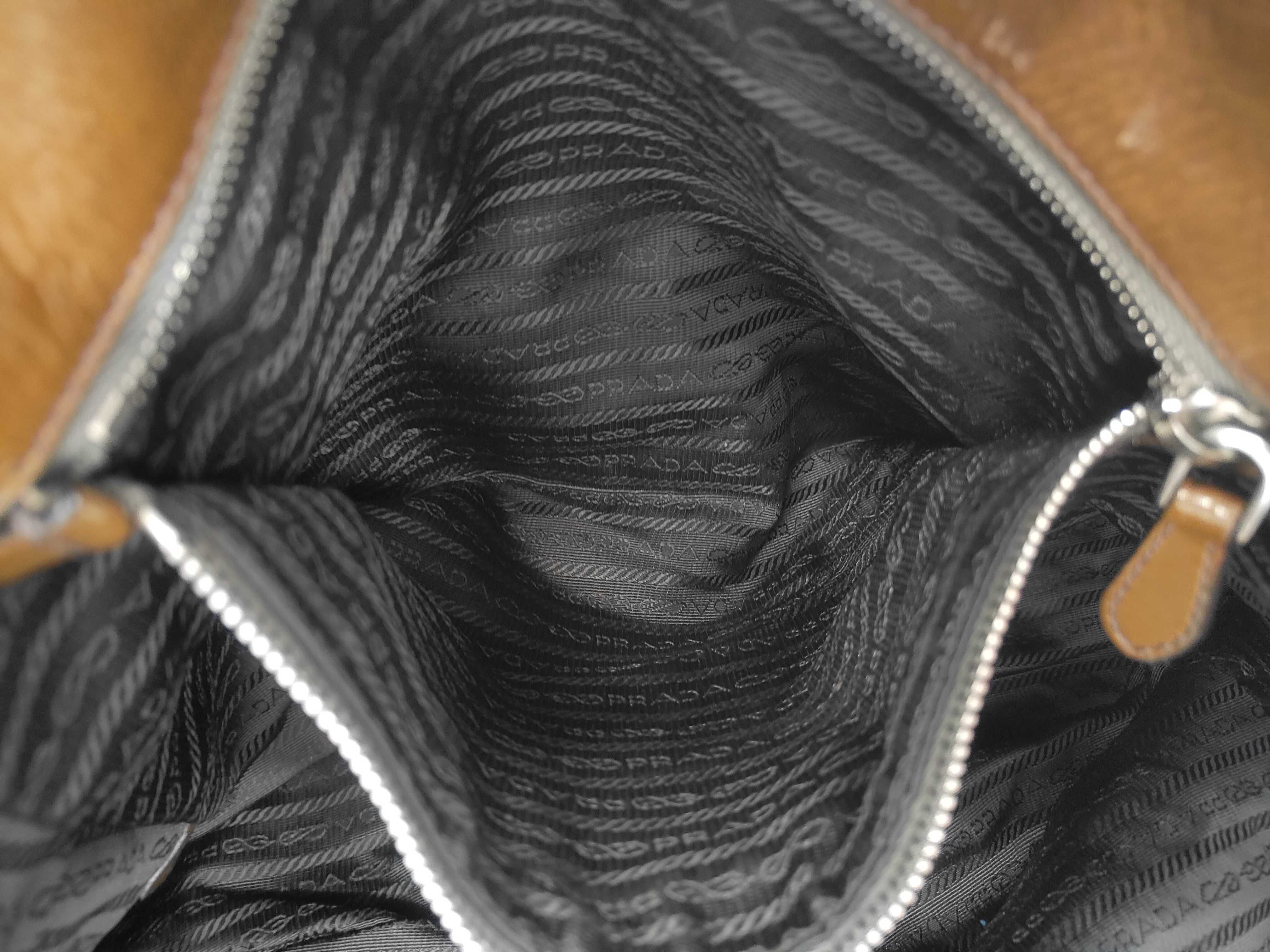 Nappa Leather Ombre Crinkle Tote Bag — view 9