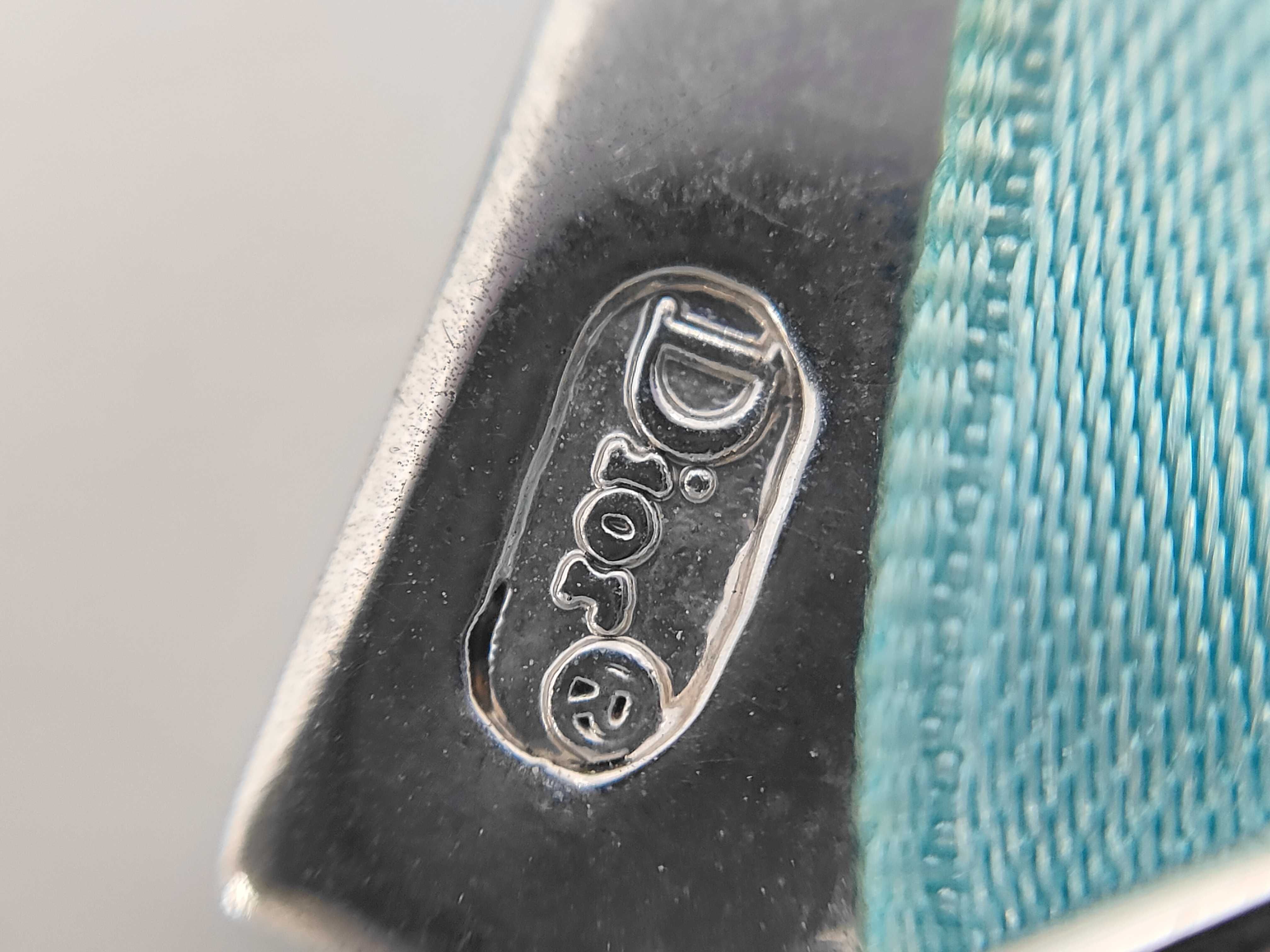 Silver x Sky Blue BL Bracelet/Bangle — view 3