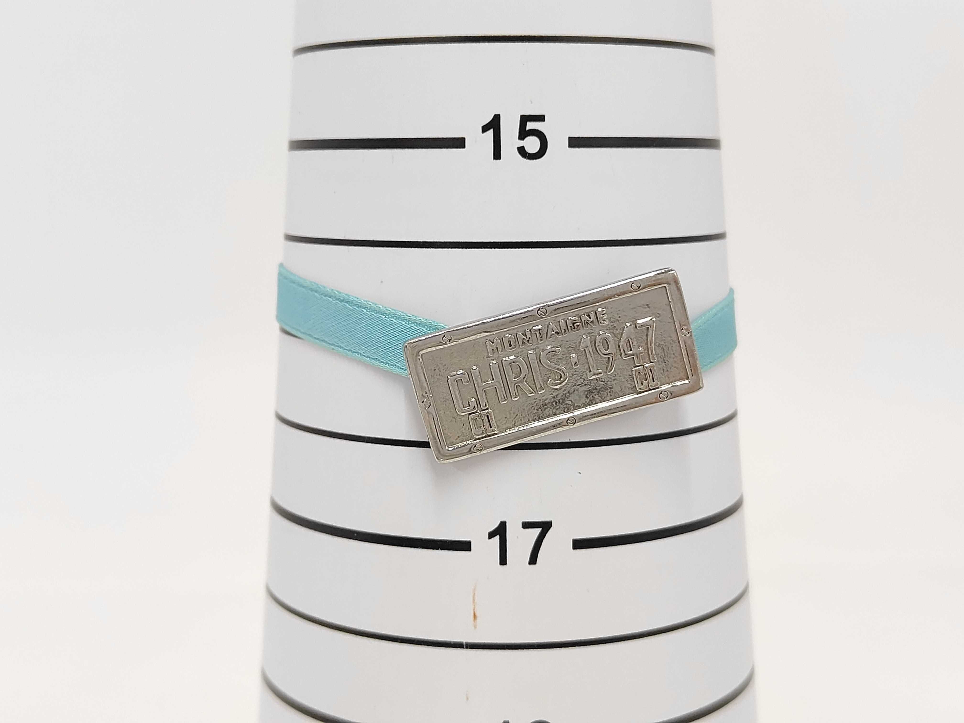 Silver x Sky Blue BL Bracelet/Bangle — view 5