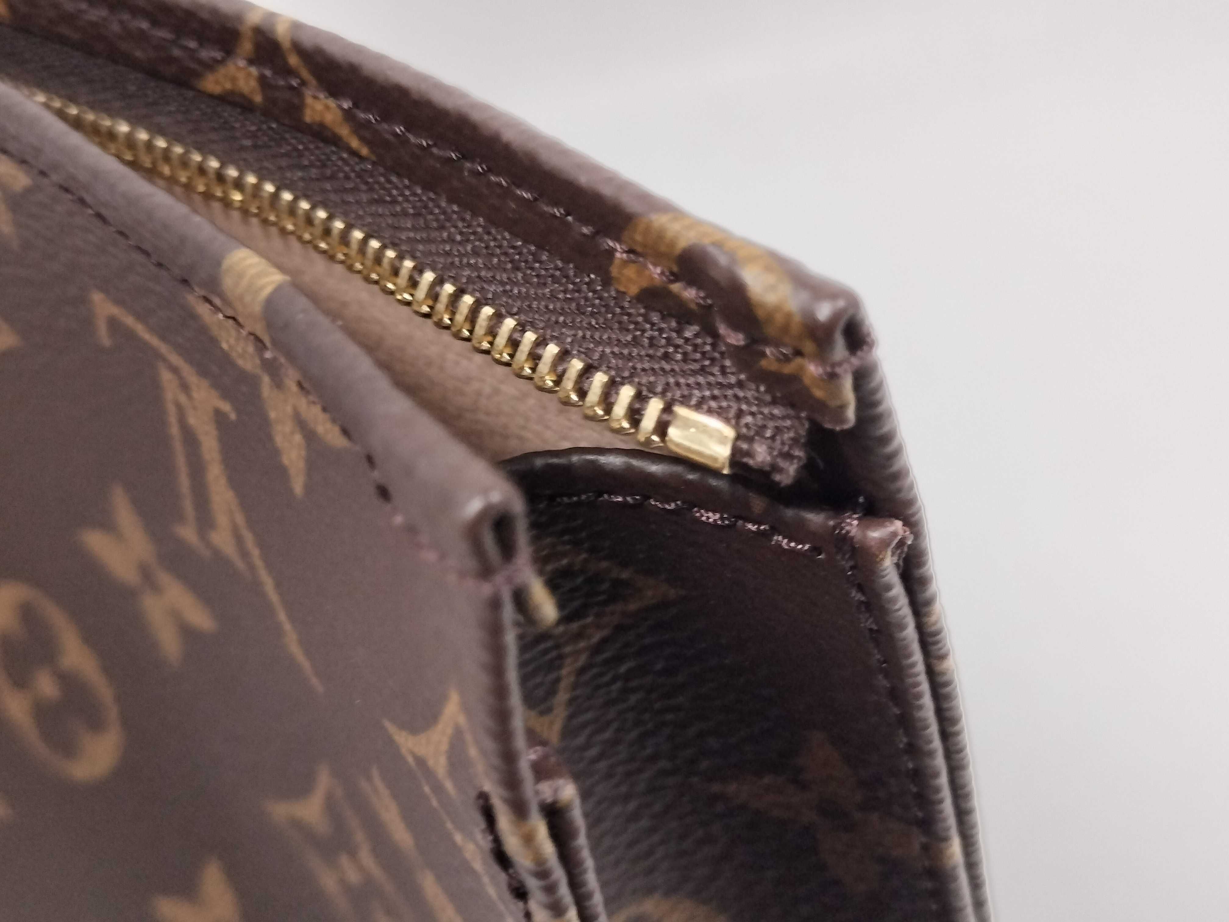 Monogram Pochette Toilette 26 M47542 Brown Clutch Bag (RFID detected) — view 11