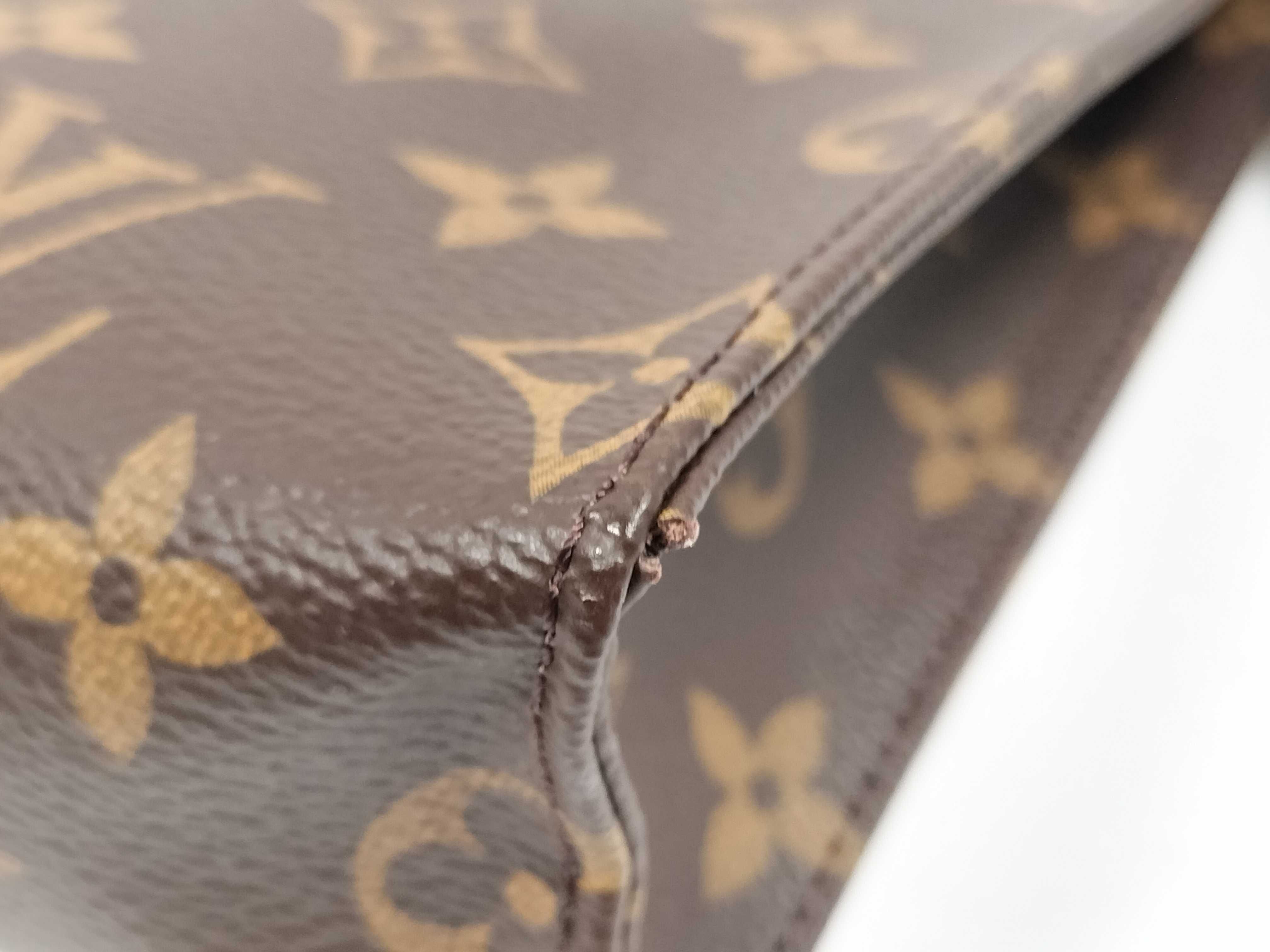Monogram Pochette Toilette 26 M47542 Brown Clutch Bag (RFID detected) — view 3